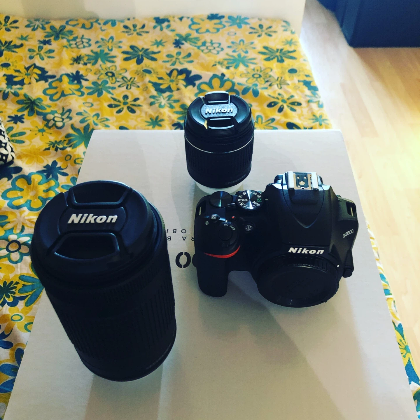 Nikon D3500 Camera with Two Lenses