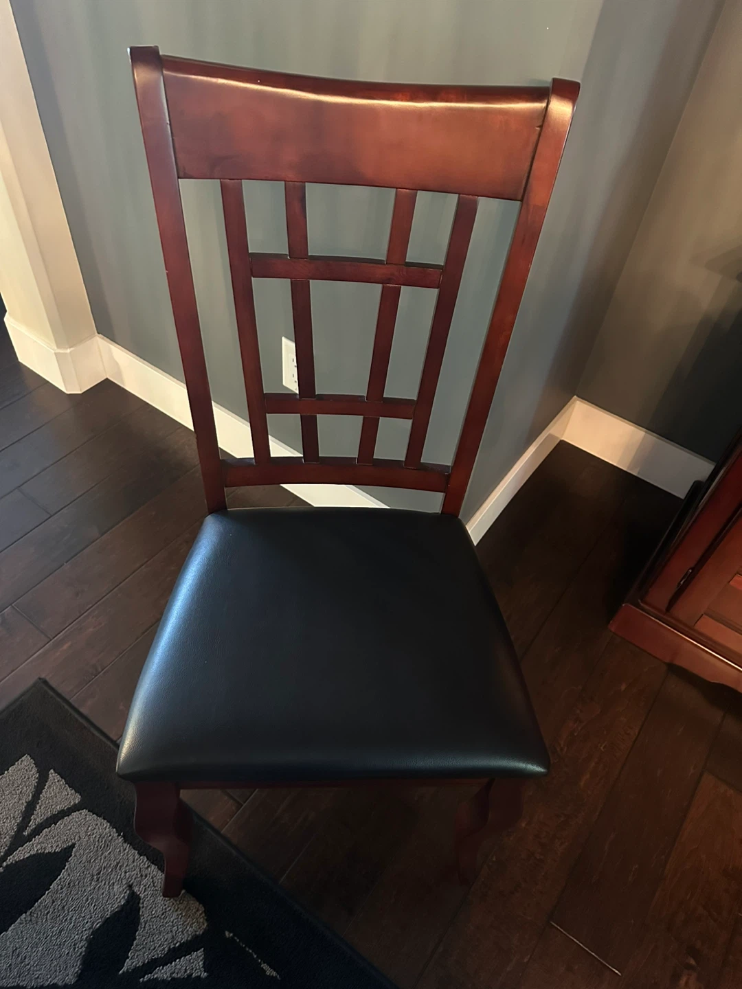 Wooden Dining Chairs with Upholstered Seats - photo 3
