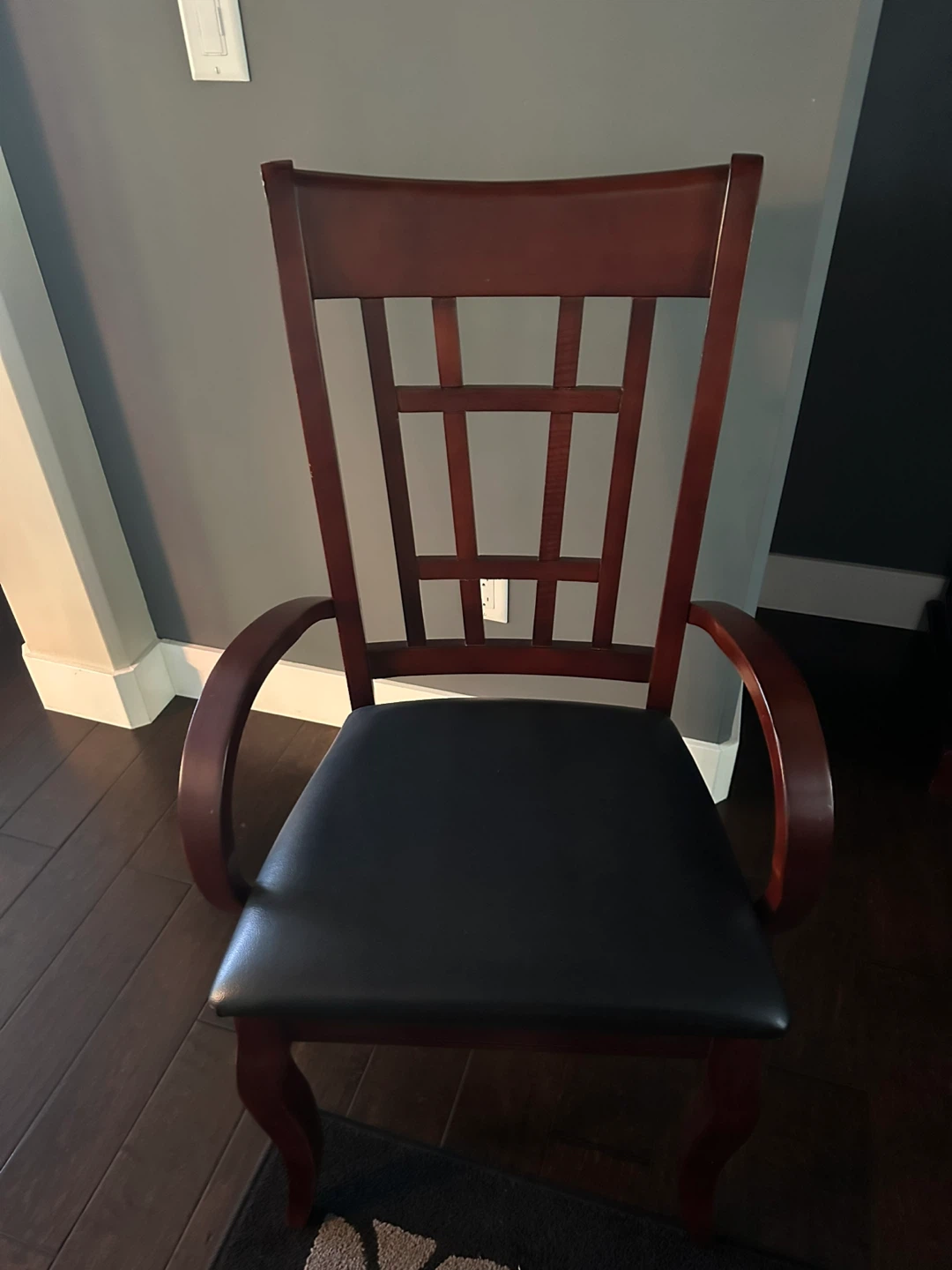Wooden Dining Chairs with Upholstered Seats - photo 4