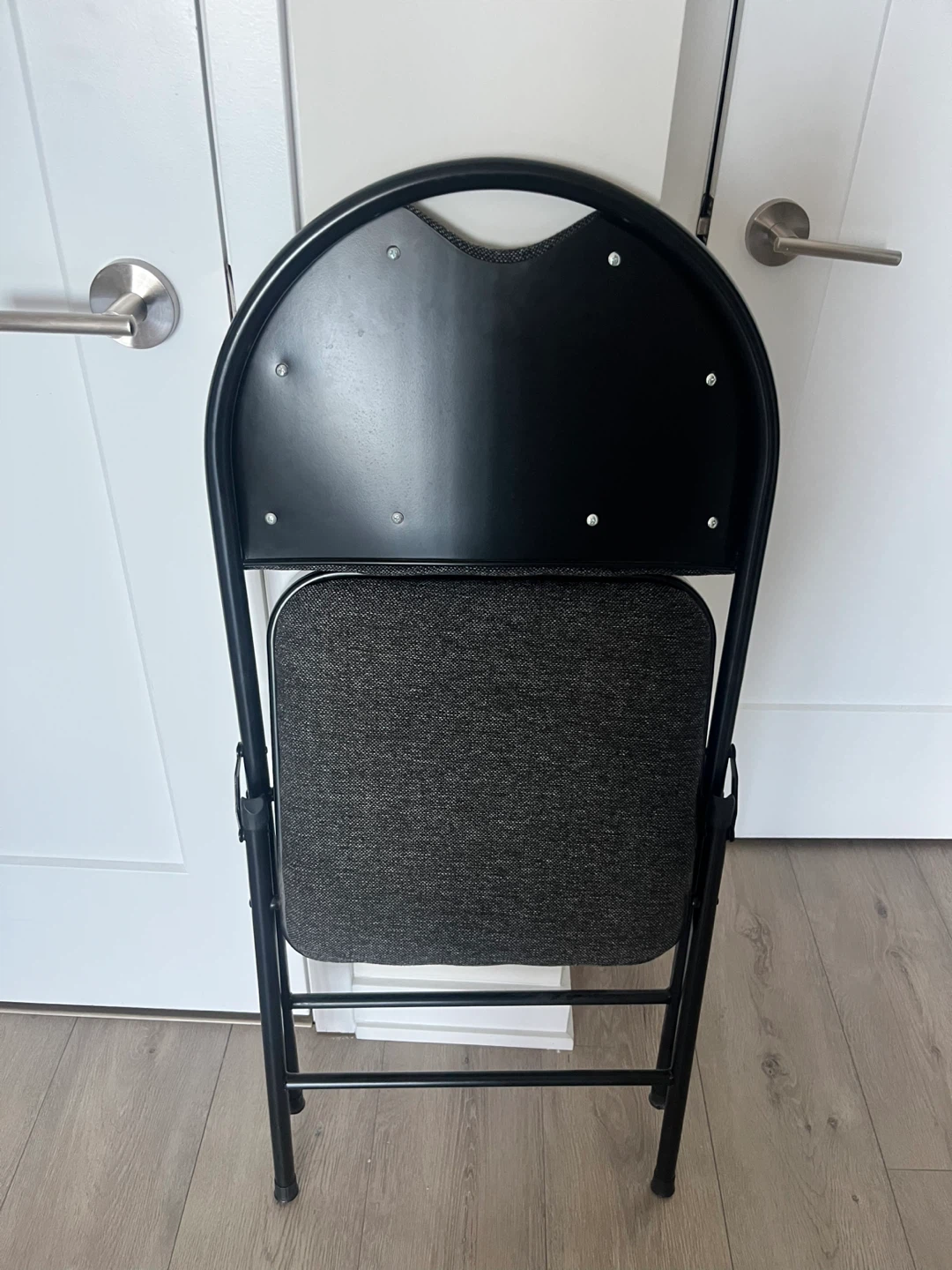 Folding Chair - Grey Fabric - photo 2