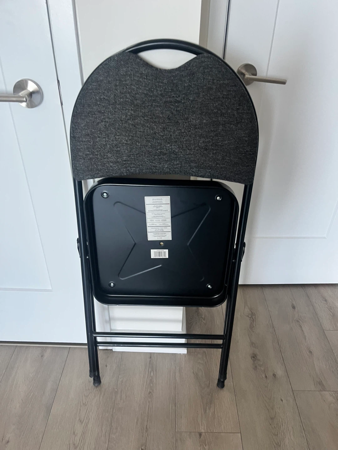 Folding Chair - Grey Fabric - photo 3