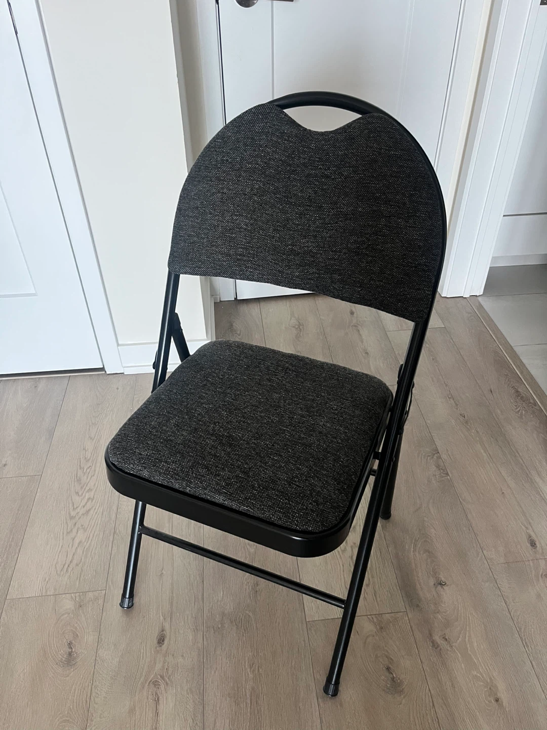 Folding Chair - Grey Fabric