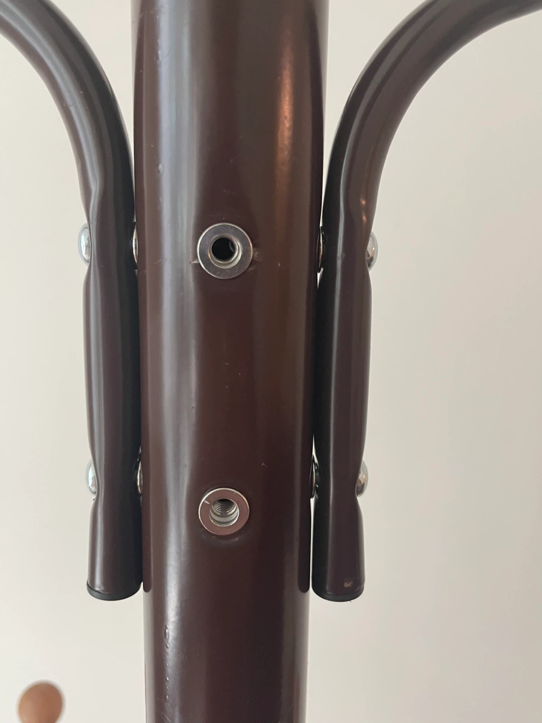 Lightweight Steel Coat Rack with Wooden Accents - photo 2