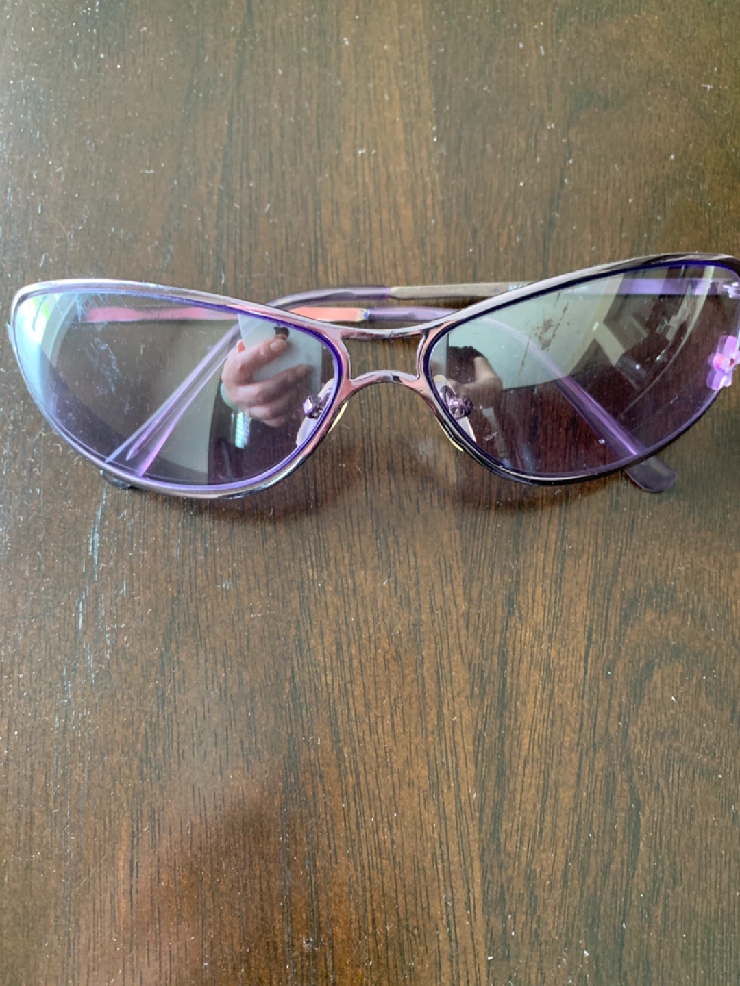 Purple Cat-Eye Sunglasses