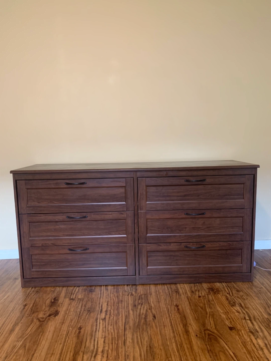 IKEA 6-drawer dresser, brown
