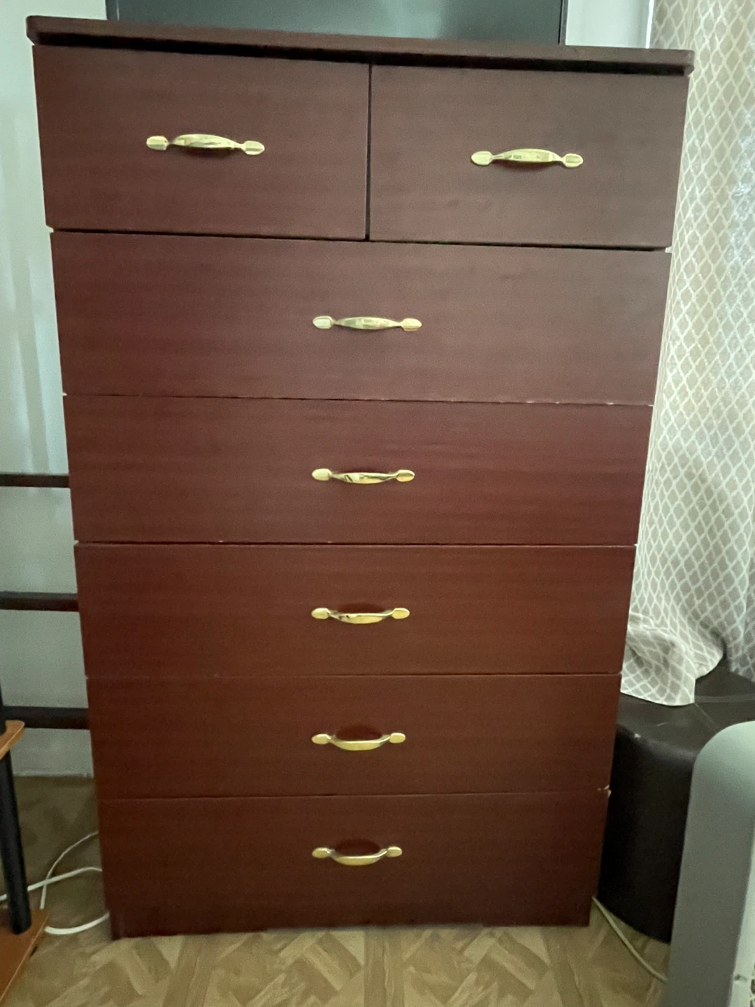Bed Frame + Mattress + Nightstand + Dresser set Good condition - photo 2