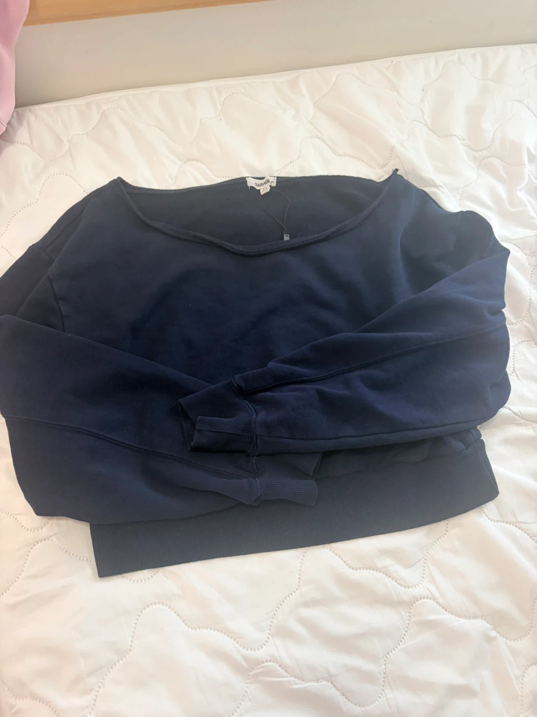 GARAGE Navy Pullover Sweatshirt P/S - photo 2