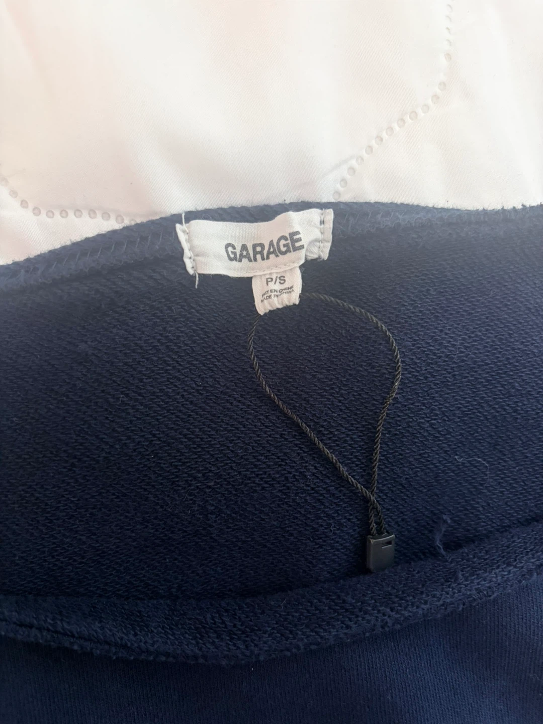GARAGE Navy Pullover Sweatshirt P/S