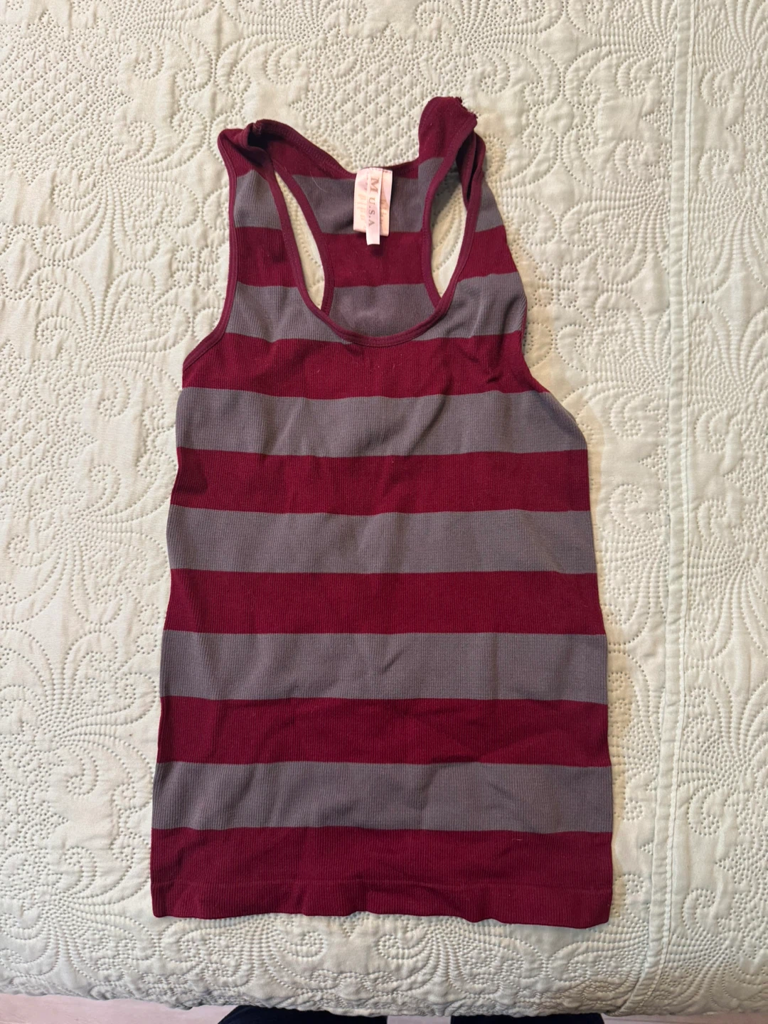 M.U.S.A. Striped Tank Top - photo 2