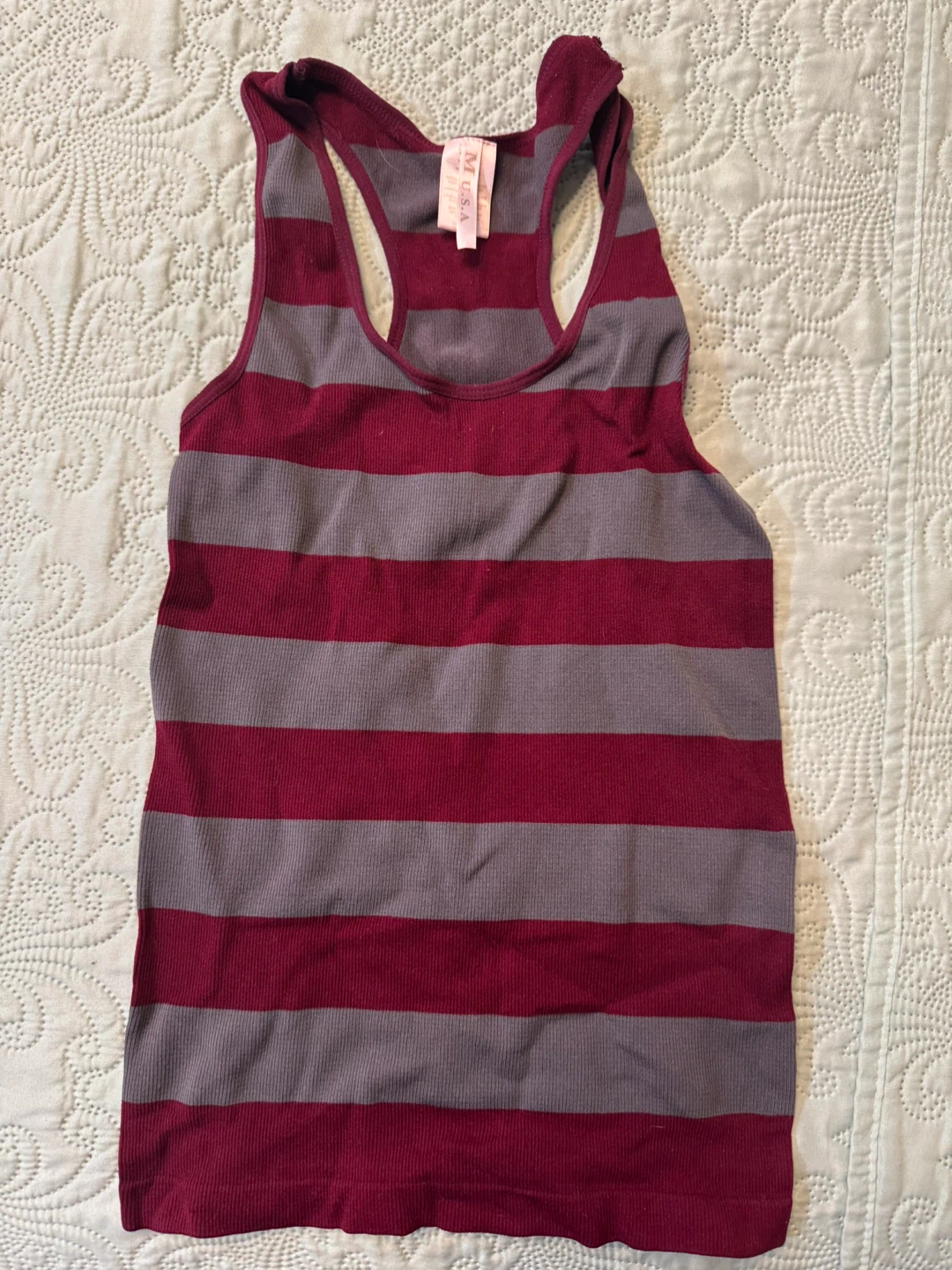 M.U.S.A. Striped Tank Top - photo 3