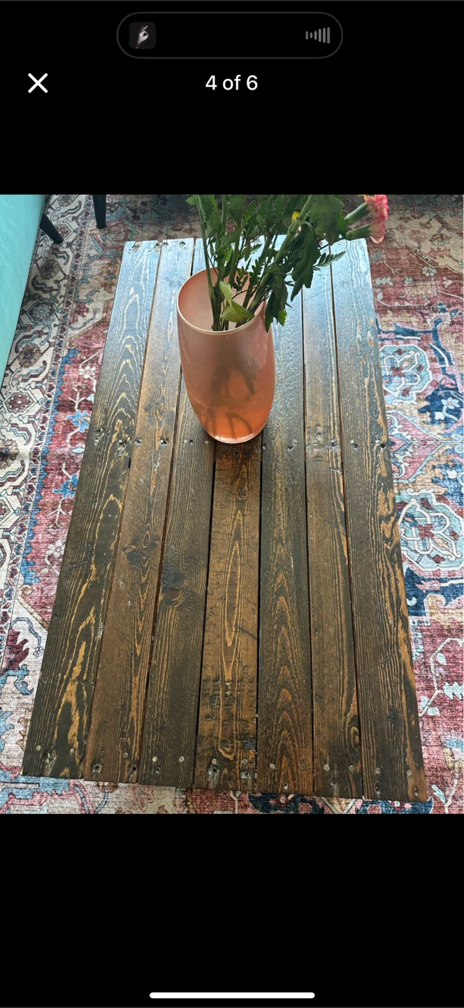 Rustic Wooden Pallet Coffee Table