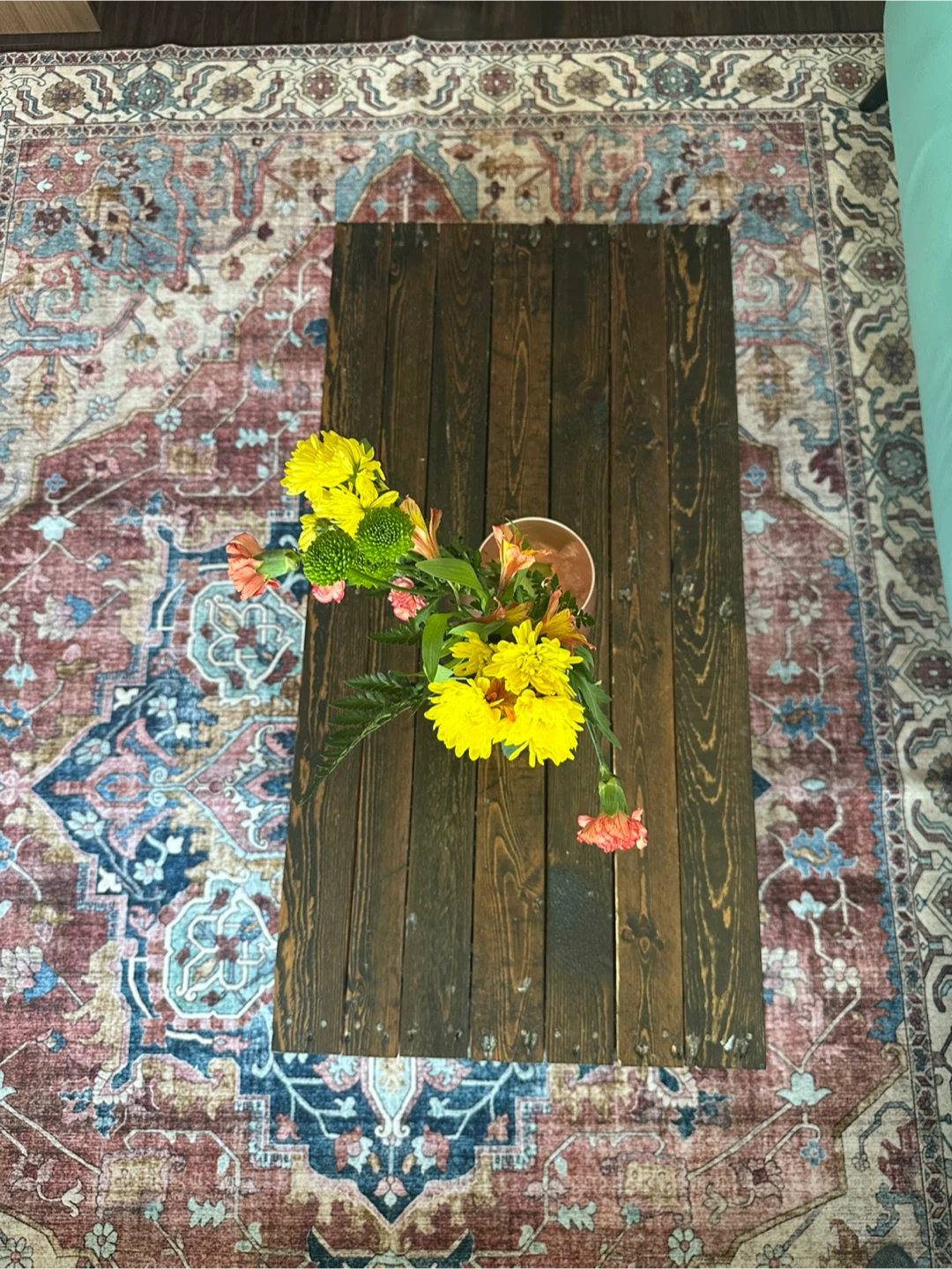 Rustic Wooden Pallet Coffee Table - photo 5