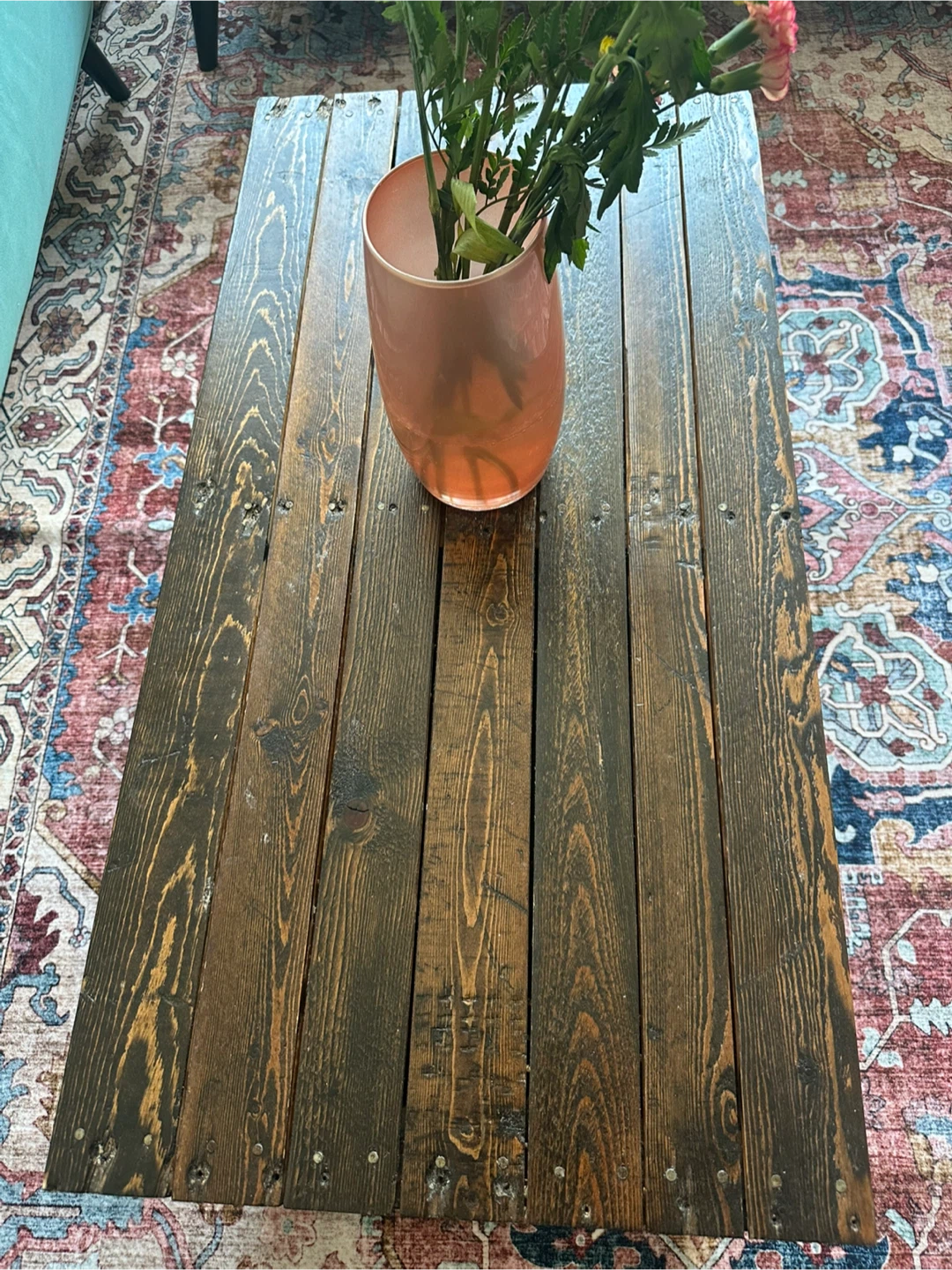 Rustic Wooden Pallet Coffee Table - photo 3
