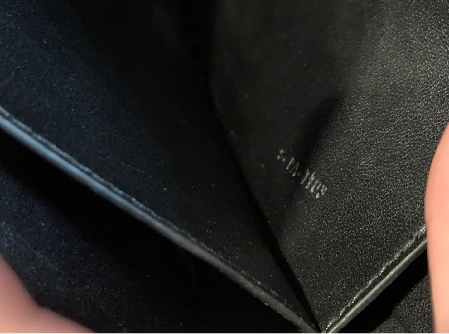 CELINE Black Leather Saddle Bag - photo 3