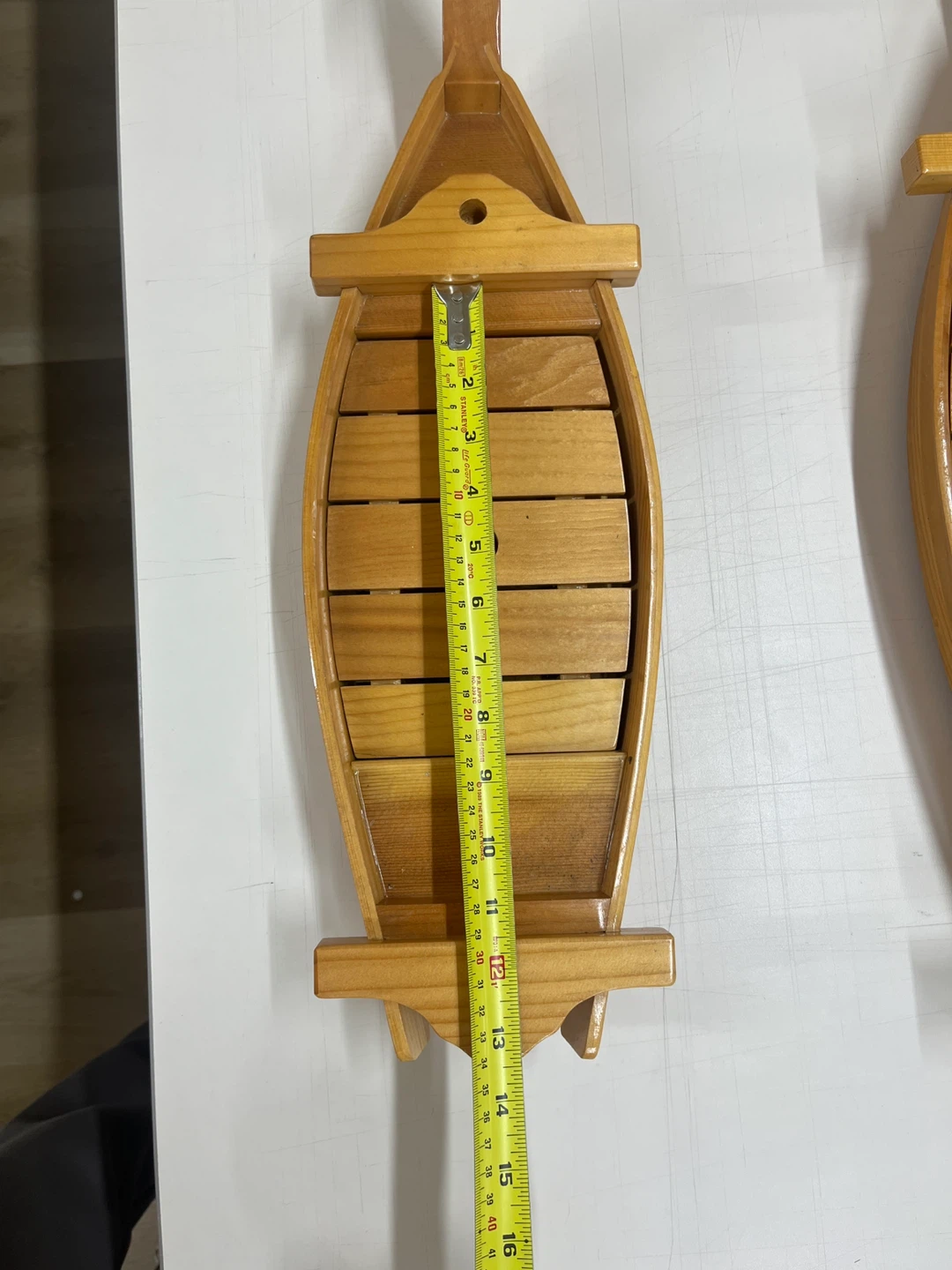 Wooden Boat Shaped Serving Tray - photo 3