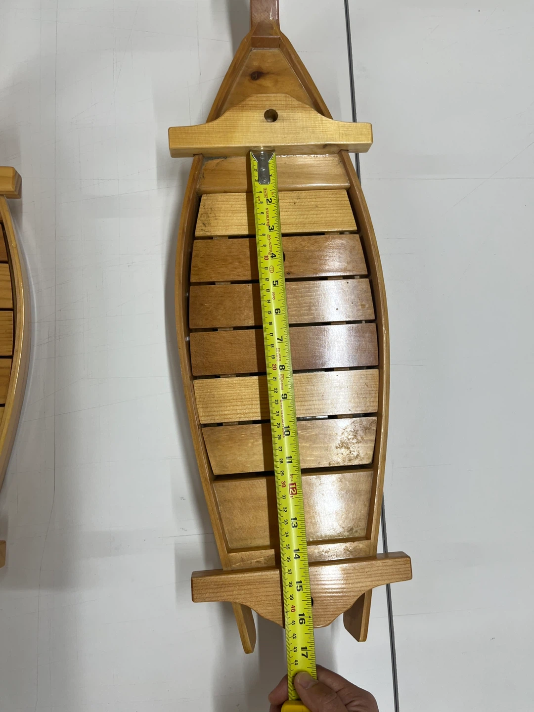 Wooden Boat Shaped Serving Tray - photo 2