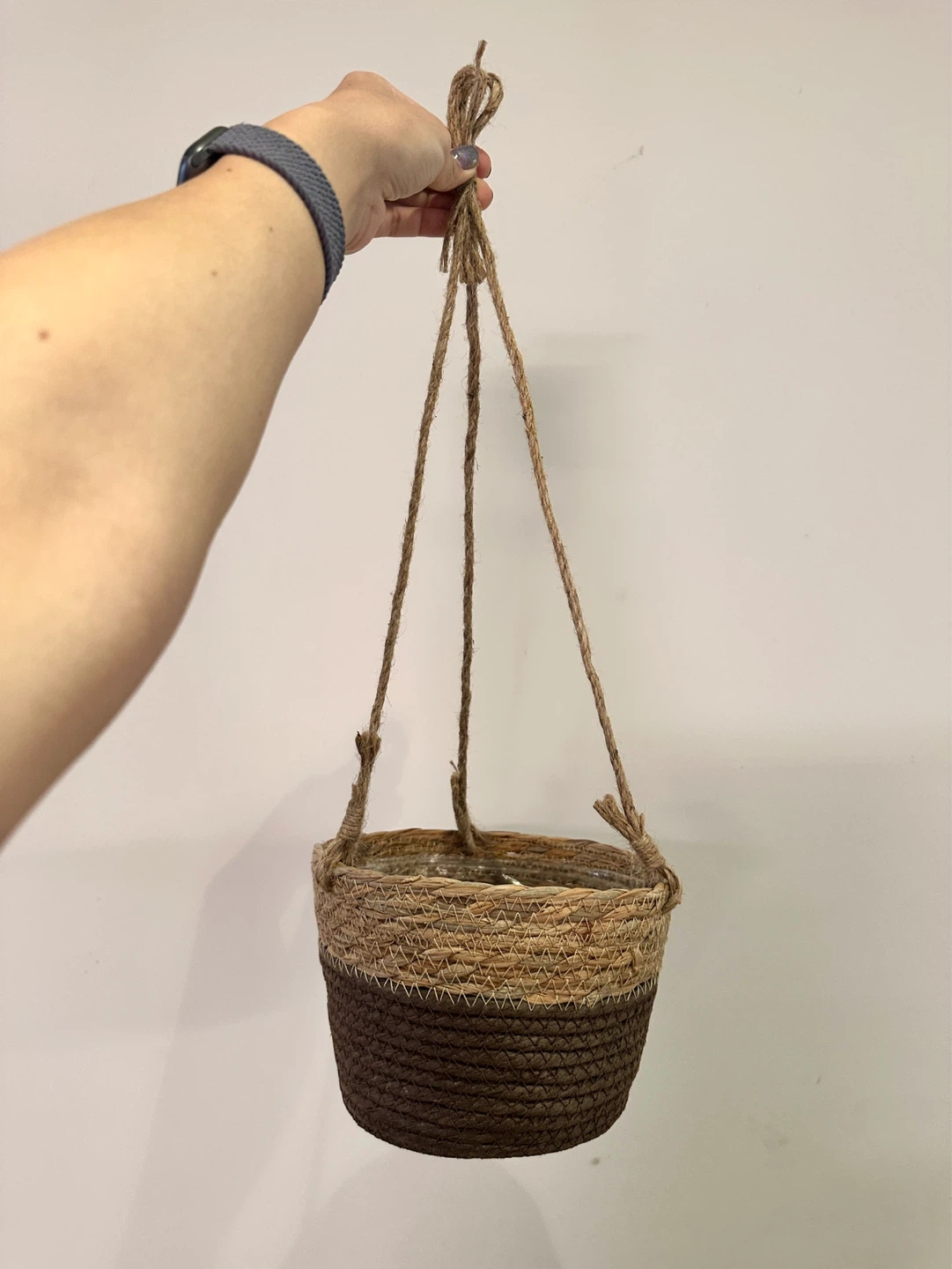 🆕 Woven Hanging Planter Basket - photo 4