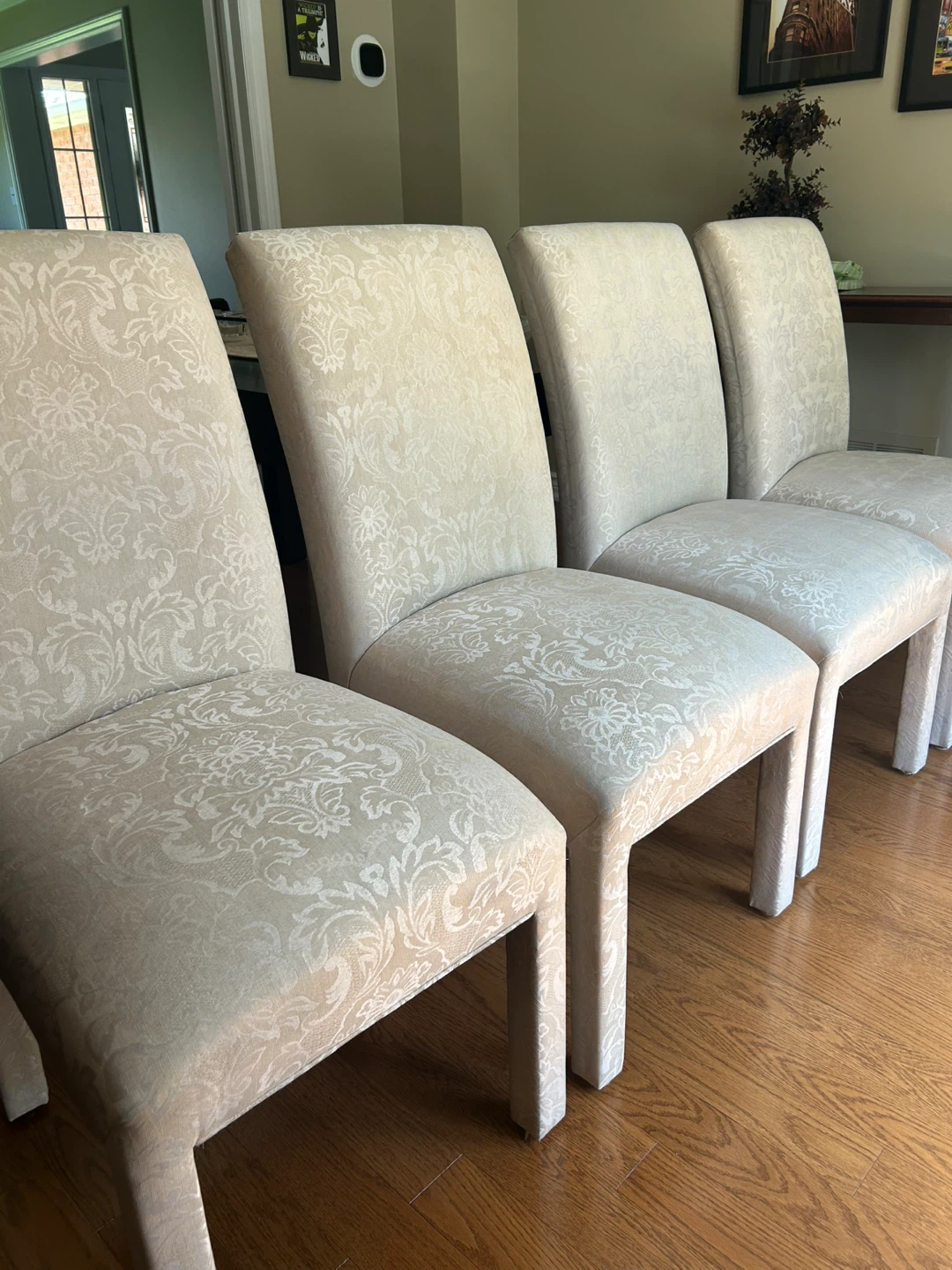 Set of 4 Upholstered Dining Chairs