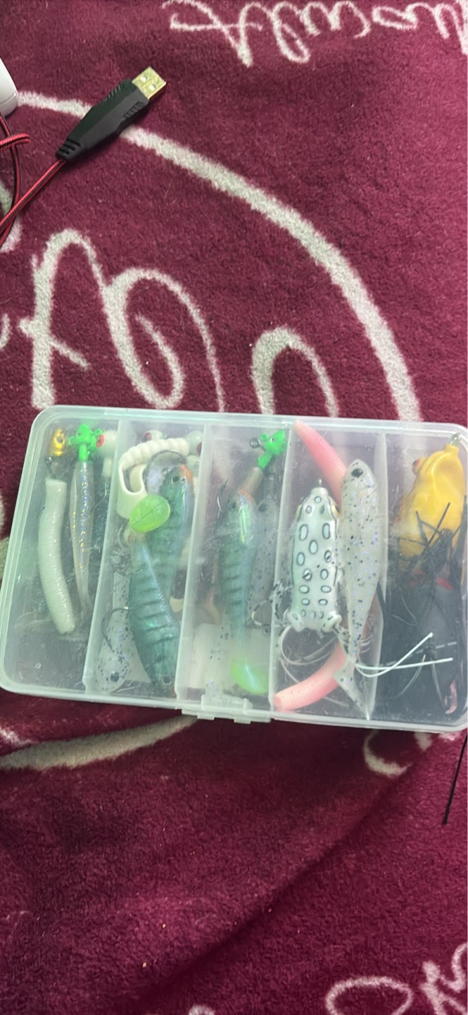 Fishing Lures Tackle Box Set