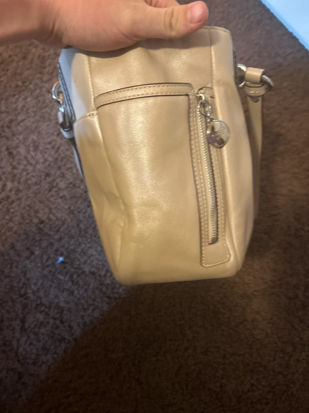 Coach Beige Leather Tote Bag - photo 4