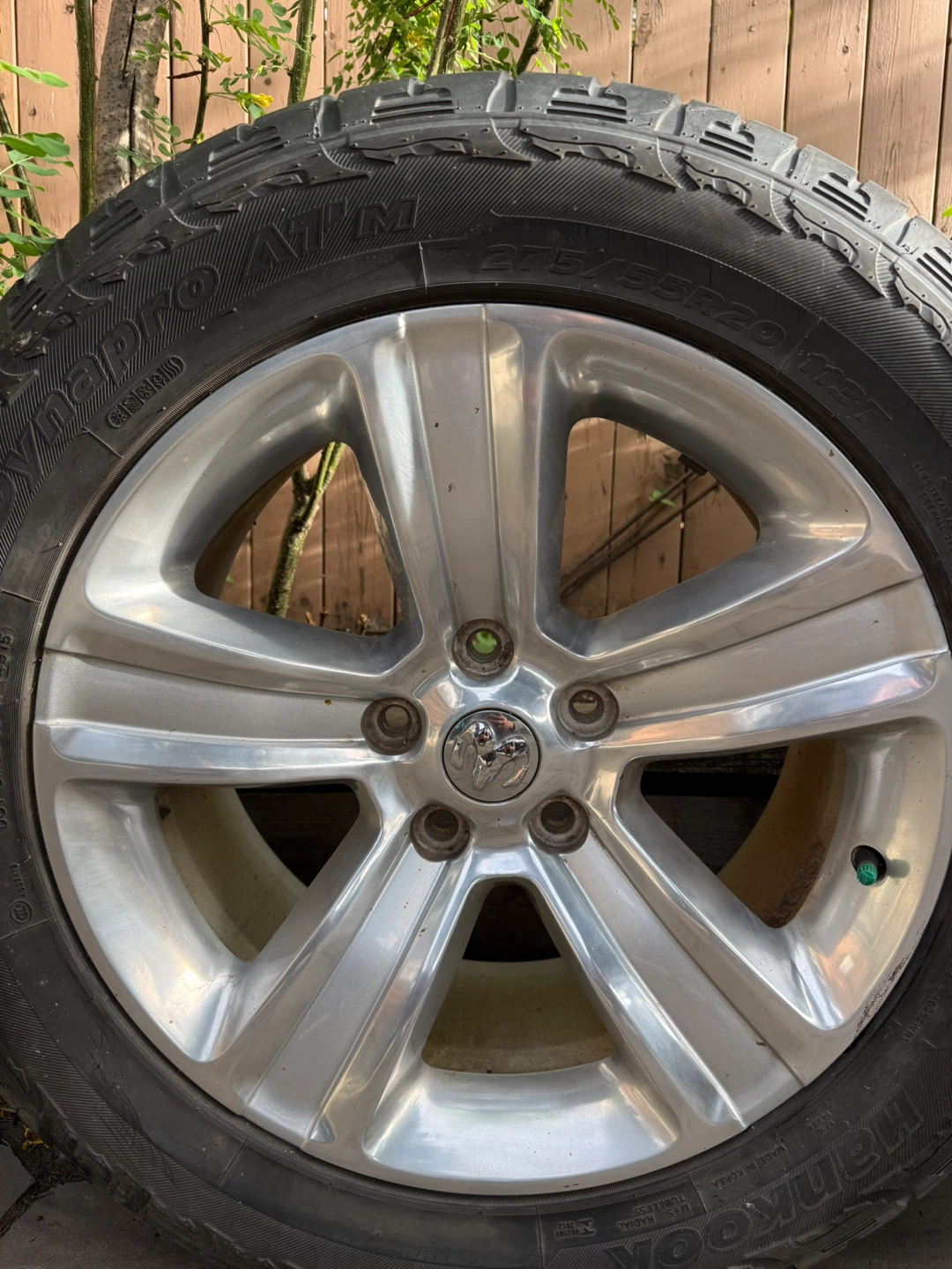 OEM Alloy Rims Silver 20x9 Dodge Ram 1500 5-Spoke  2013-2022 - photo 4