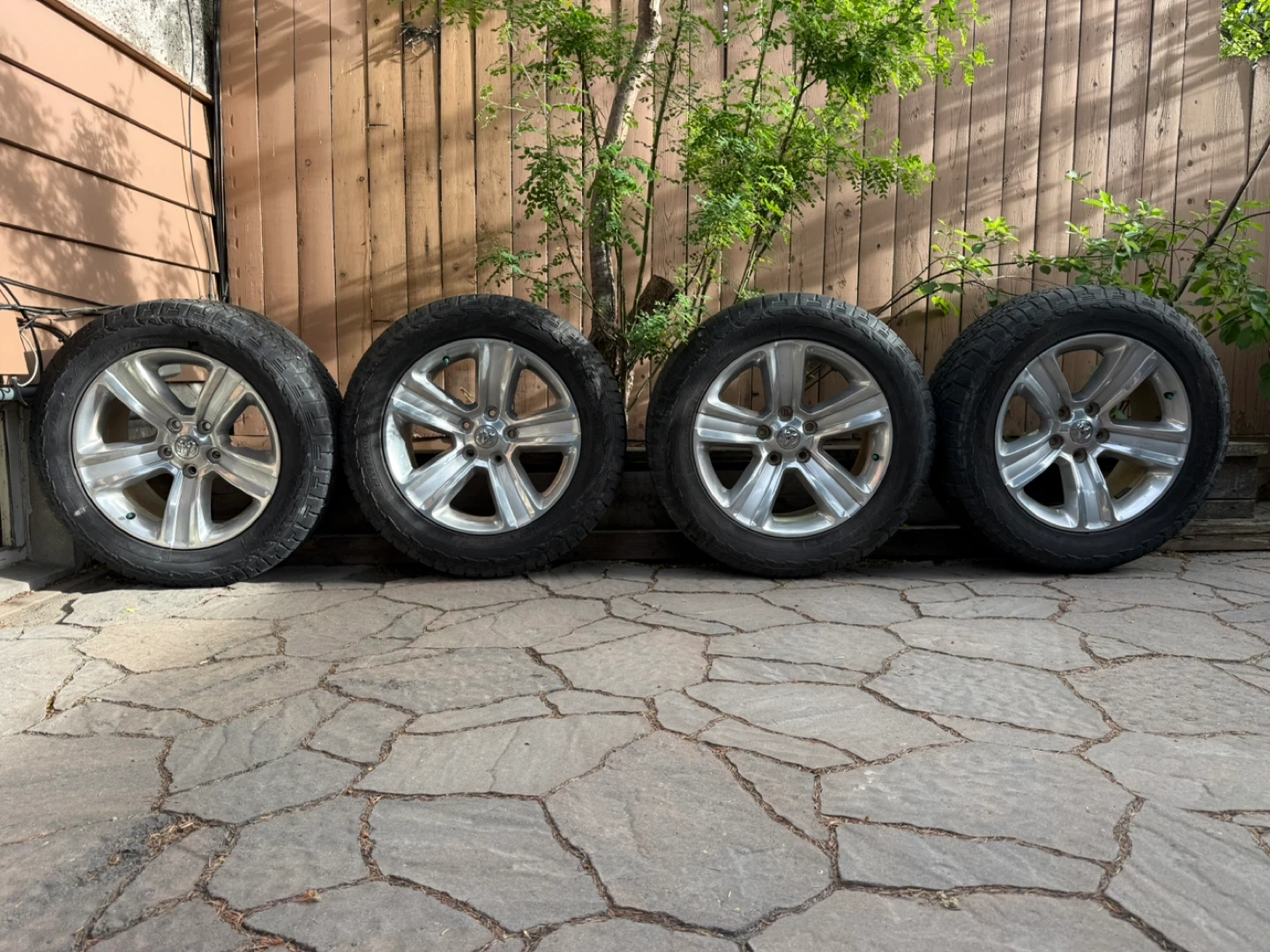 OEM Alloy Rims Silver 20x9 Dodge Ram 1500 5-Spoke  2013-2022