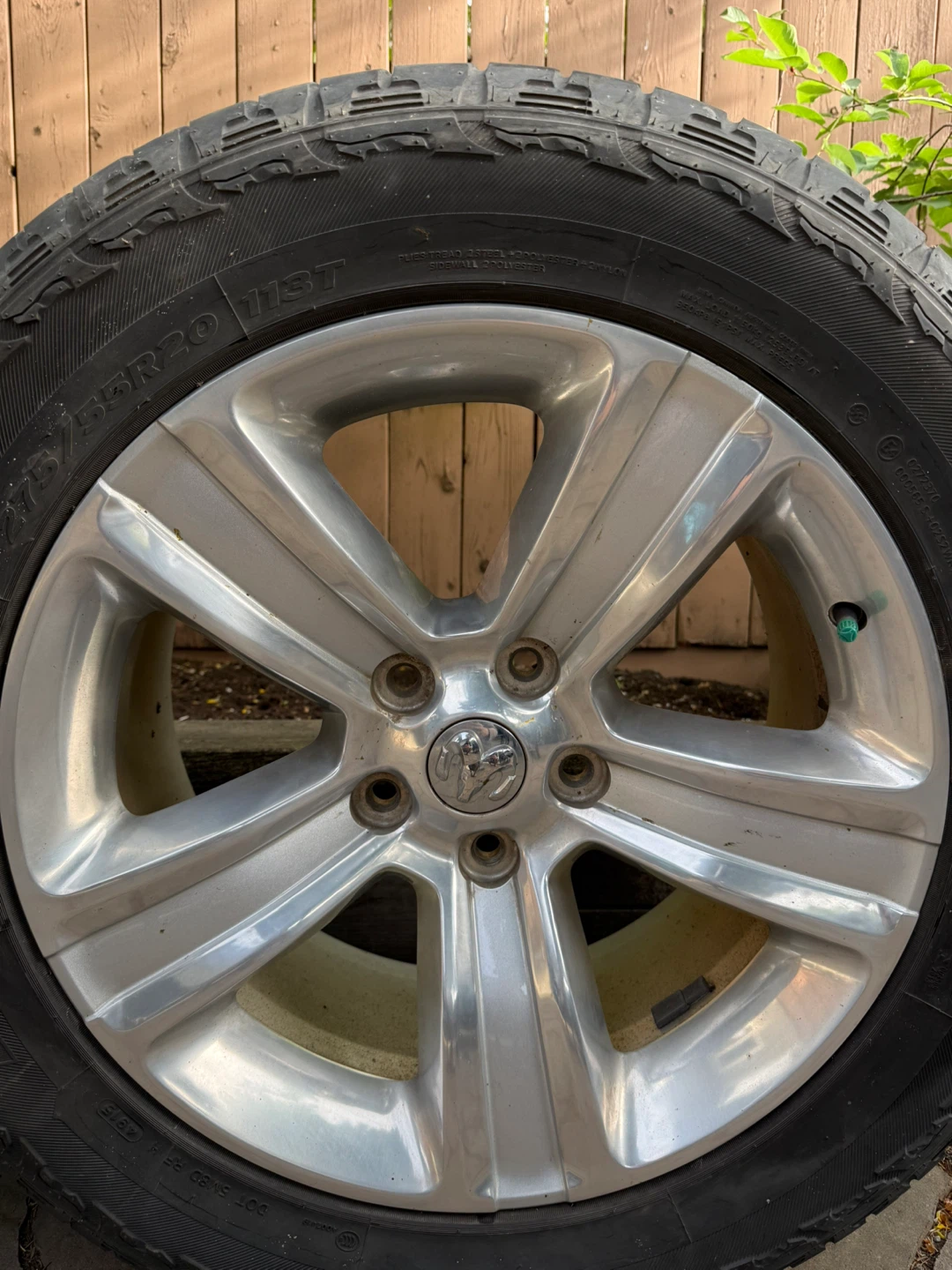 OEM Alloy Rims Silver 20x9 Dodge Ram 1500 5-Spoke  2013-2022 - photo 5