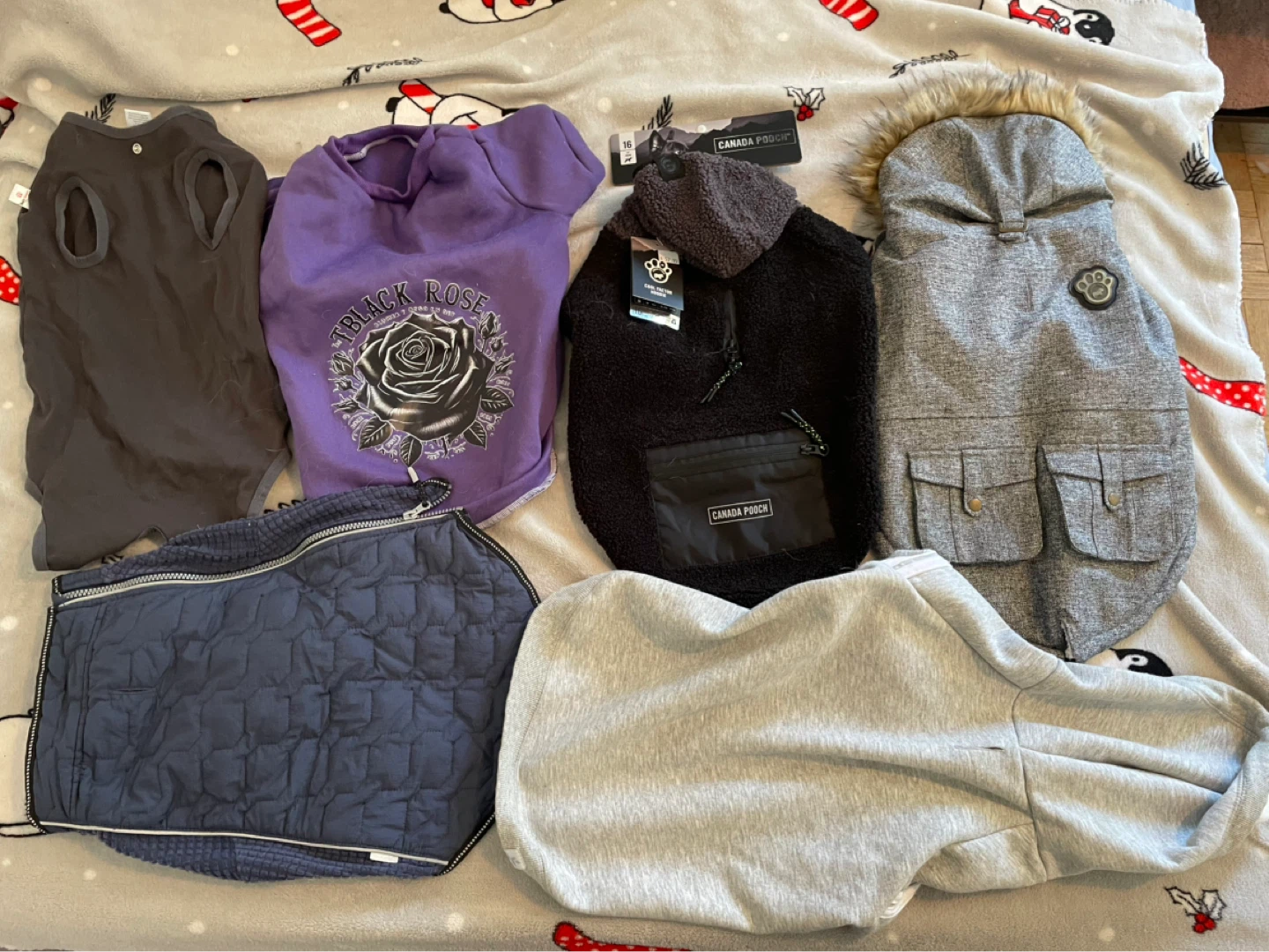 16” (17-25lbs) Dog Clothing Lot