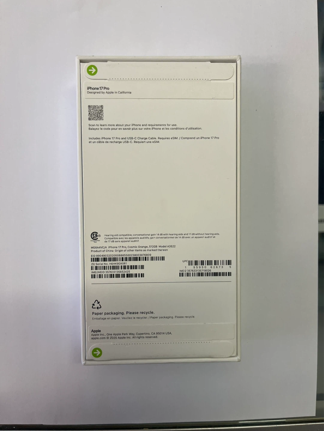 Apple iPhone 17 Pro Orange (New) - photo 3