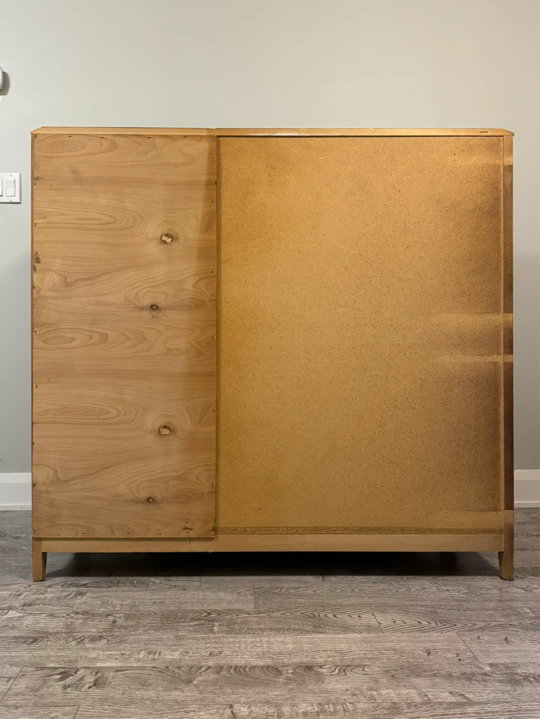 Dark Brown Dresser with Cabinet - photo 4