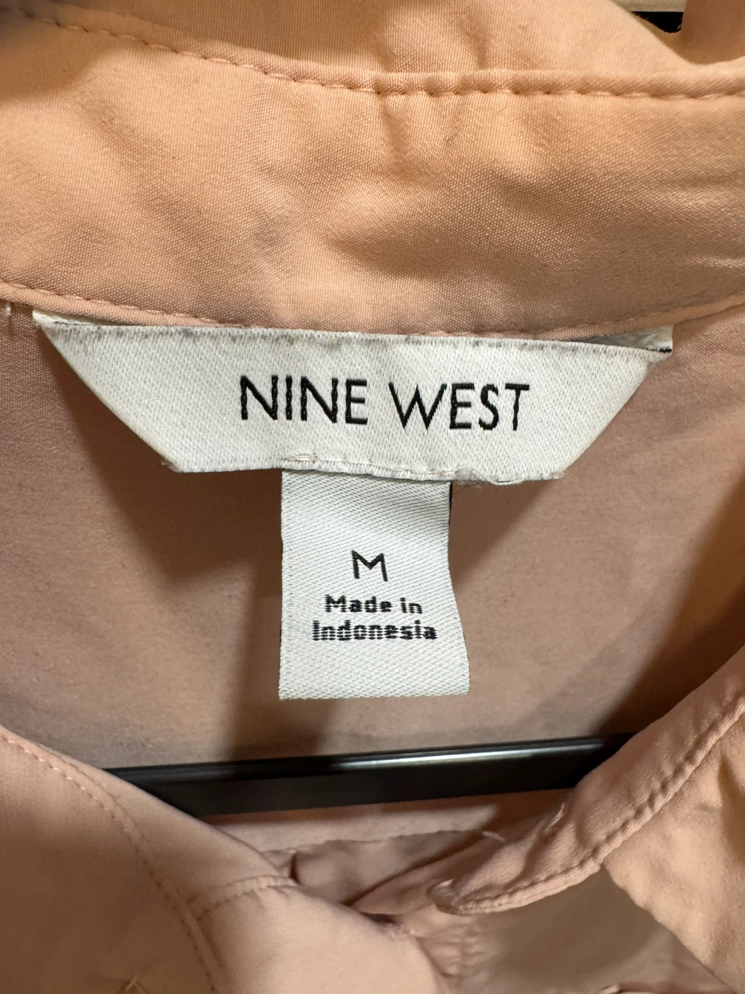 Nine West Women's Pink Button-Up Blouse - photo 5