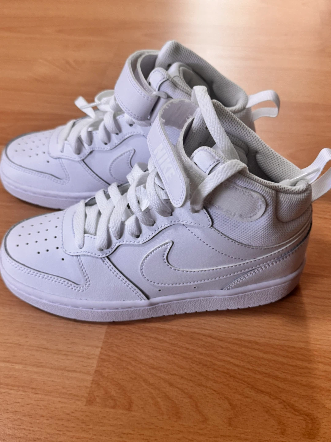 Nike Court Vision Mid White Kids Sneakers