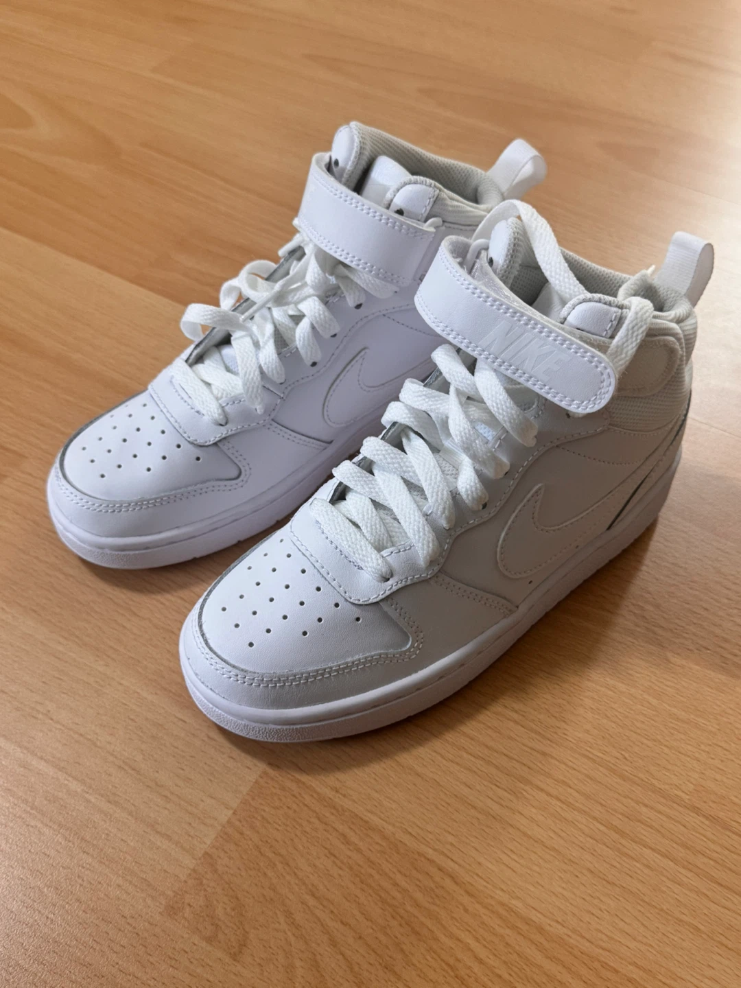 Nike Court Vision Mid White Kids Sneakers - photo 2