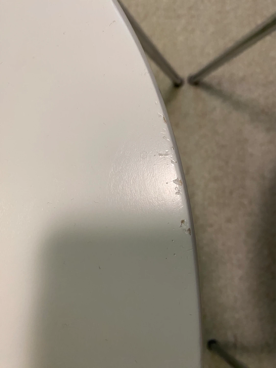 White Dining Chairs with Chrome Legs - photo 4