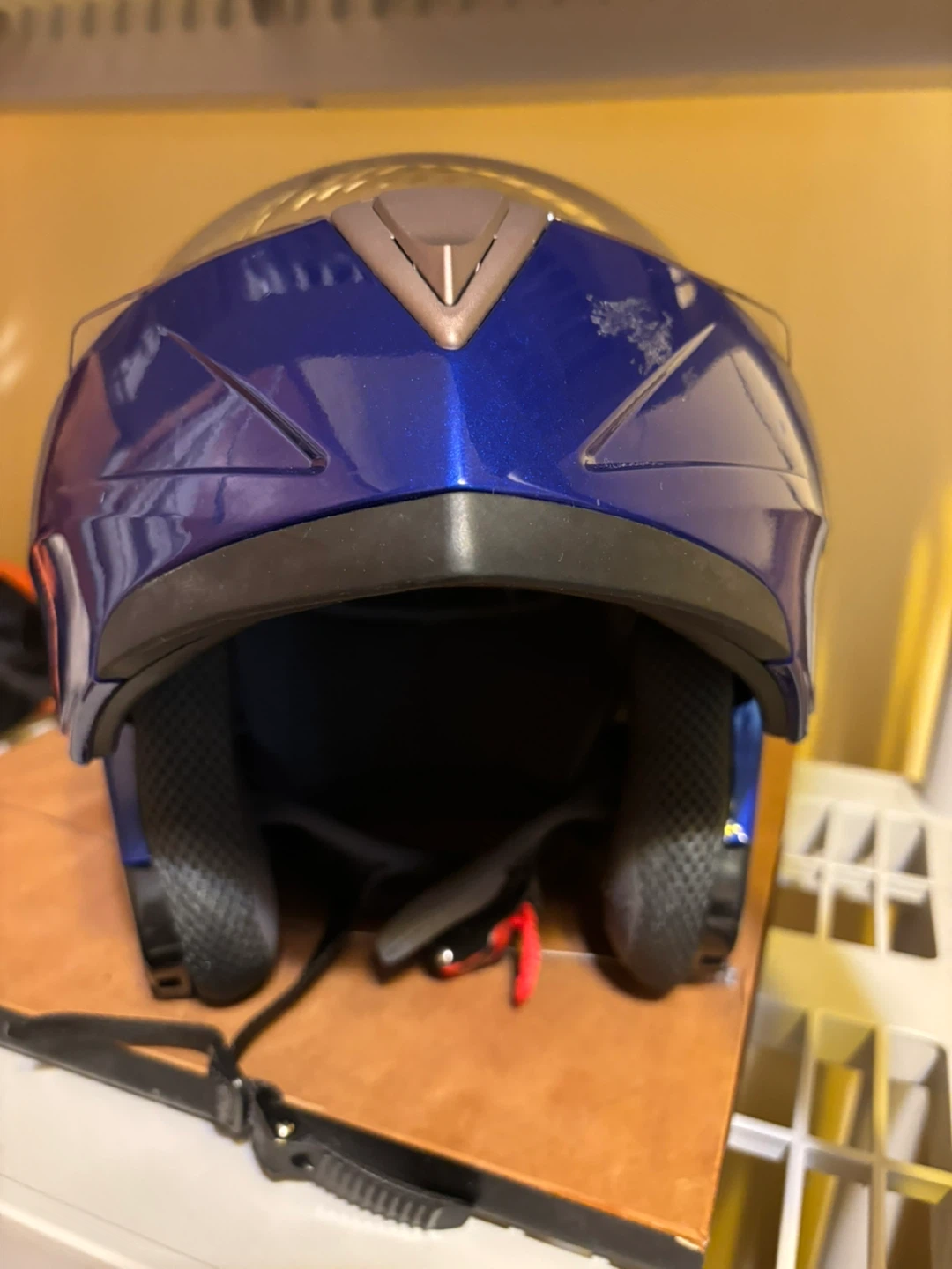YOAI Blue Full Face Motorcycle Helmet - photo 3