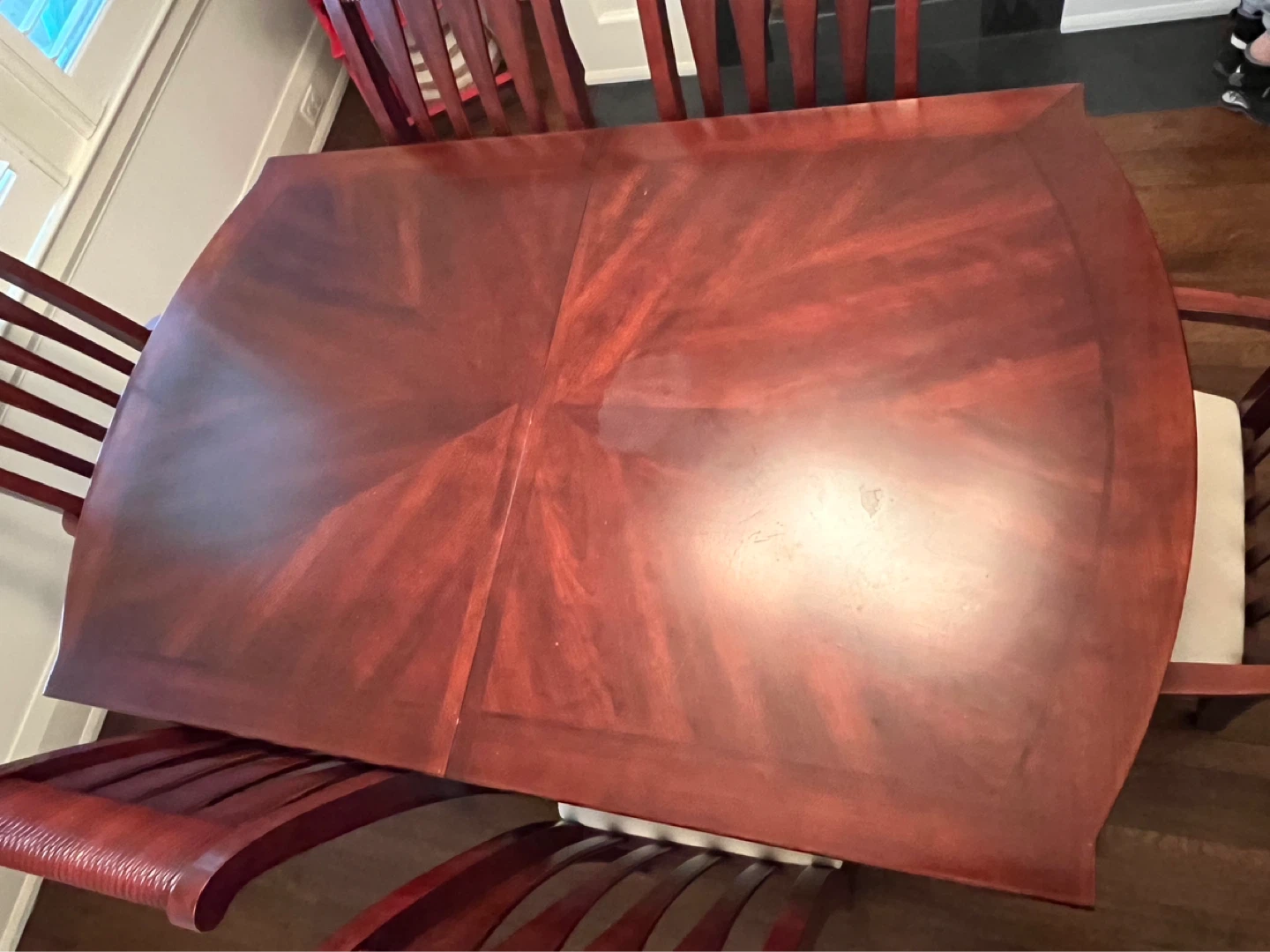 Wooden Dining Table and Chairs Set - photo 3
