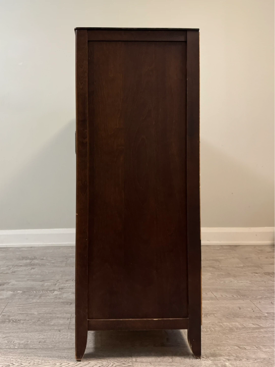 Dark Brown Dresser with Cabinet - photo 5