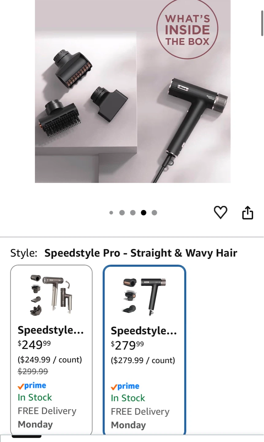 Shark SpeedStyle Pro Hair Dryer Styling by Attachments - photo 4