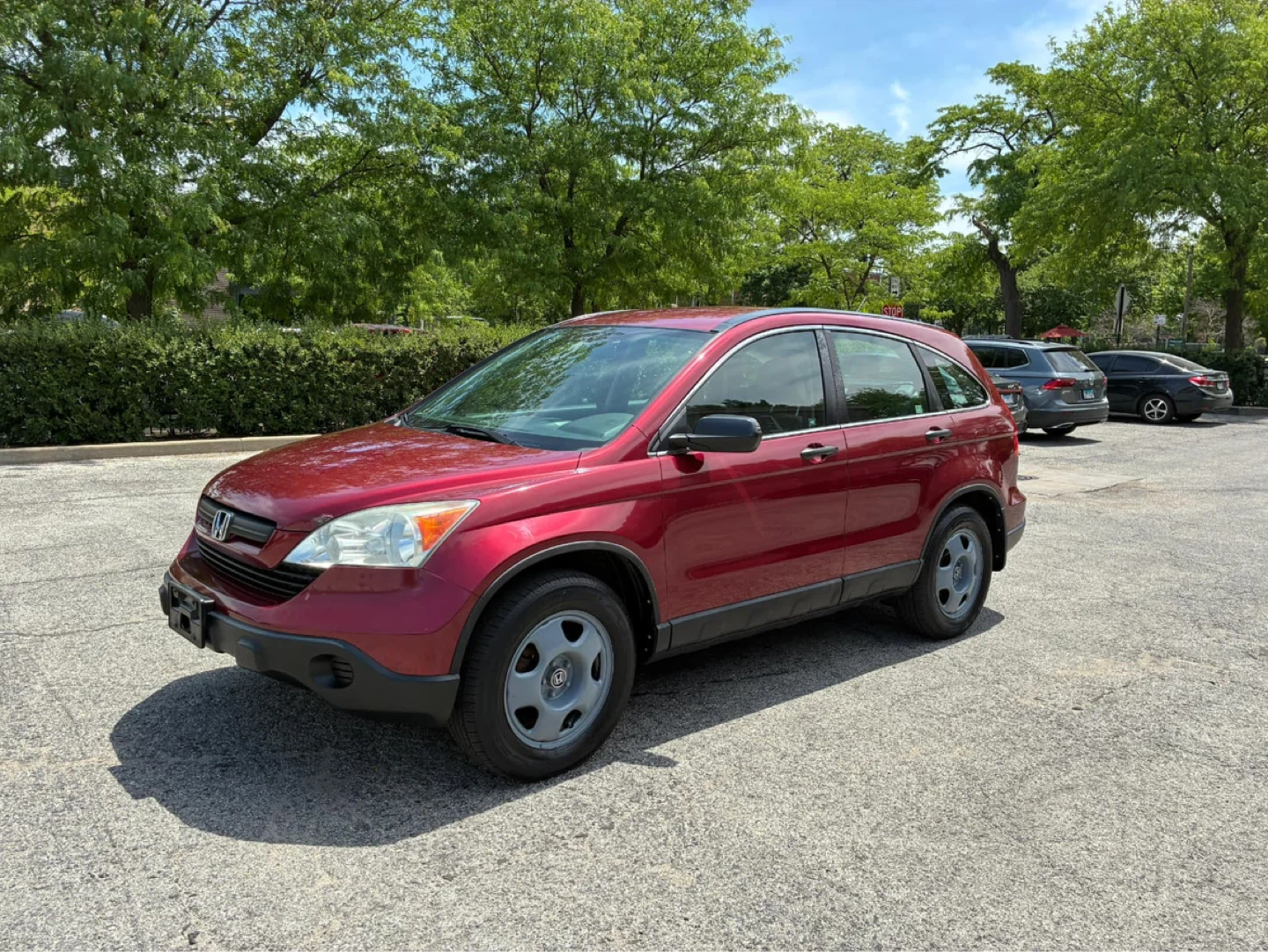 2008 Honda Red Honda CR-V SUV con 124 mil millas