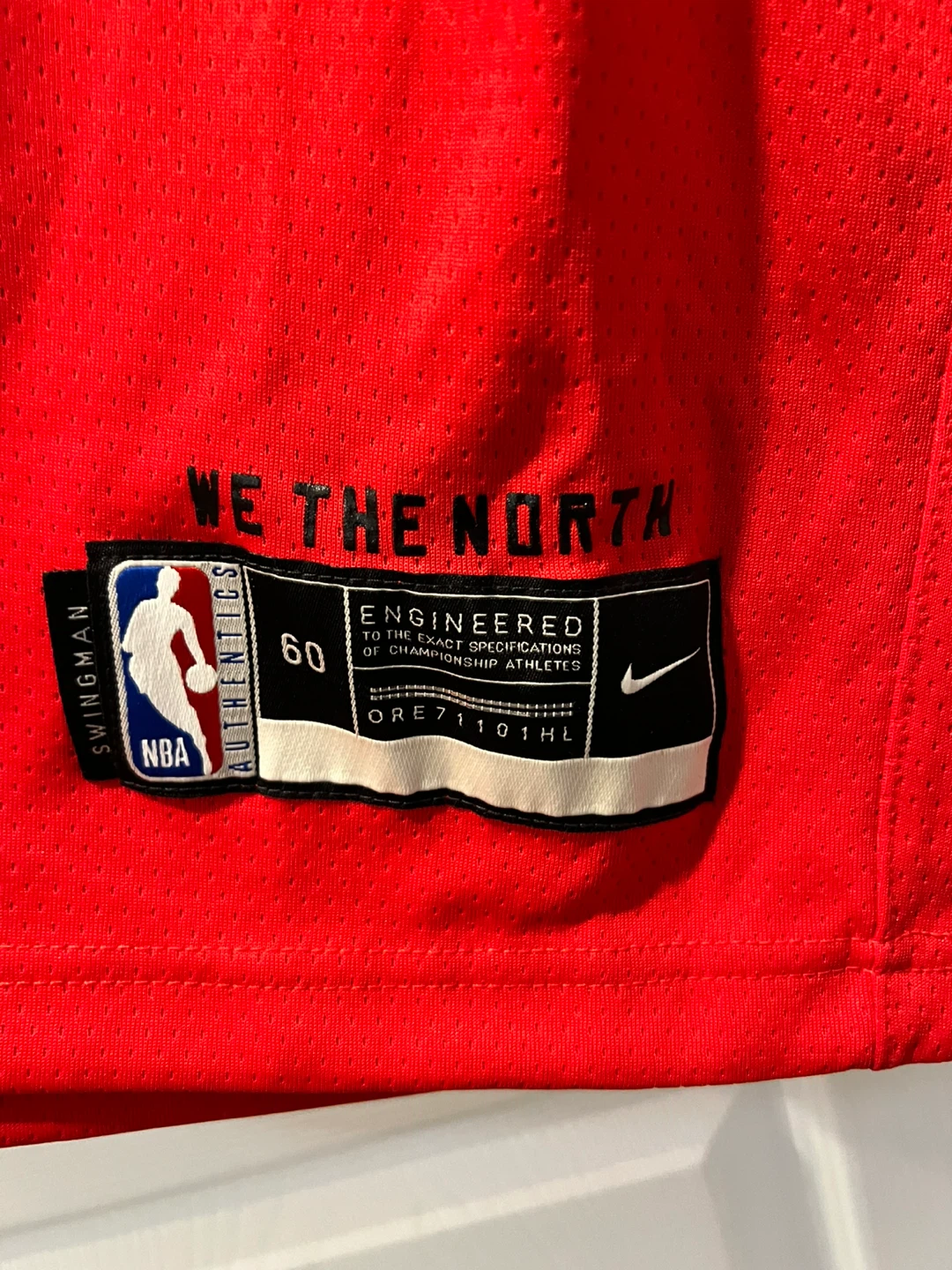 Nike Red and Black Custom Raptors #22 Basketball Jersey "CANADA" - photo 3