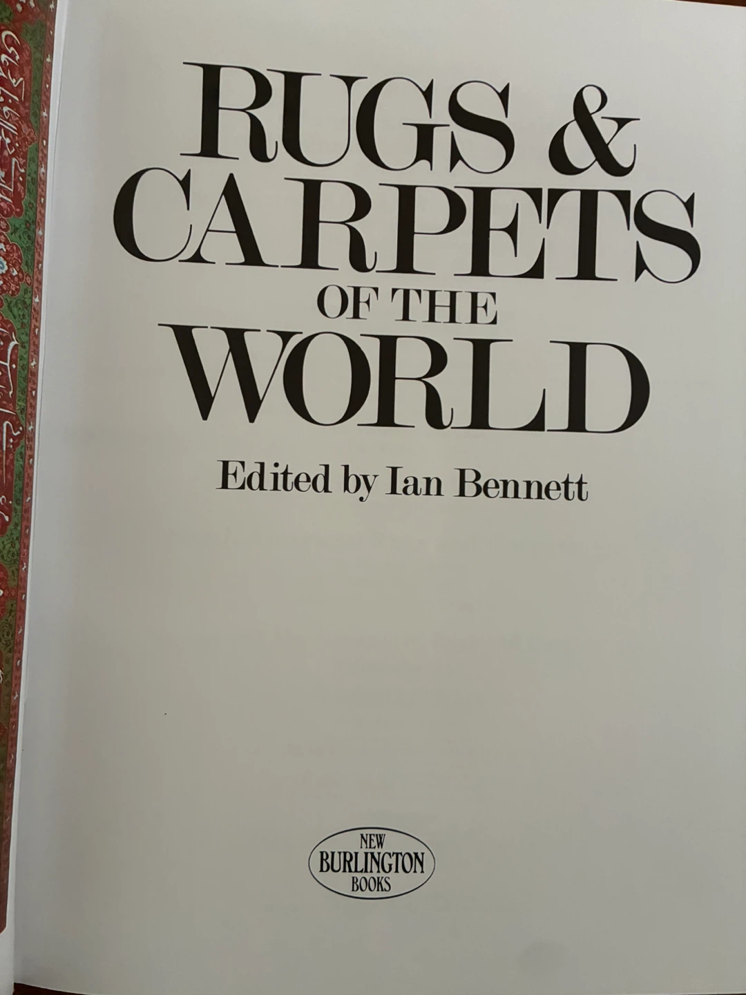Book of Rugs and Carpets of the World Persian HC - photo 3