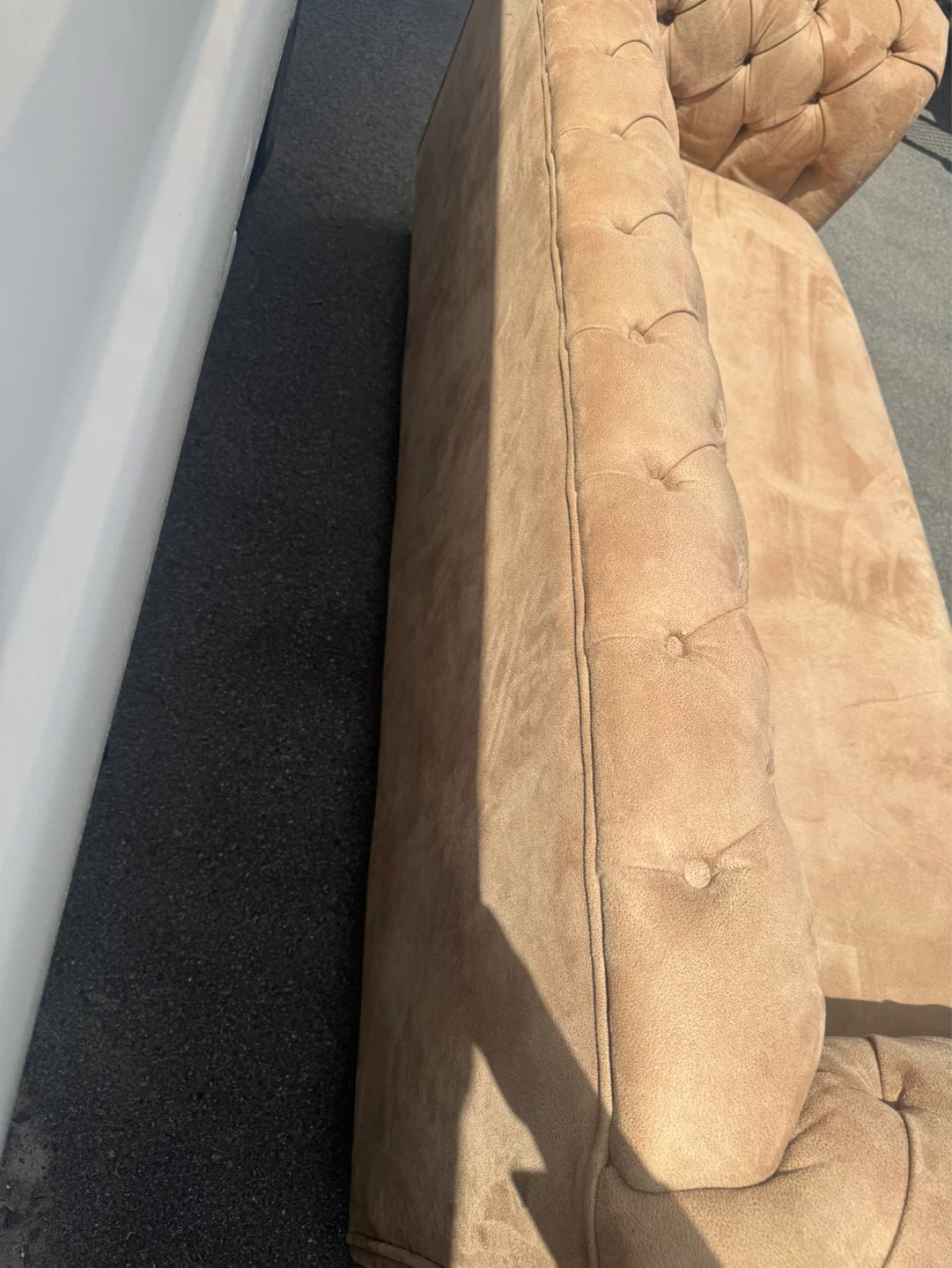 Tufted Chesterfield Loveseat Sofa - photo 5
