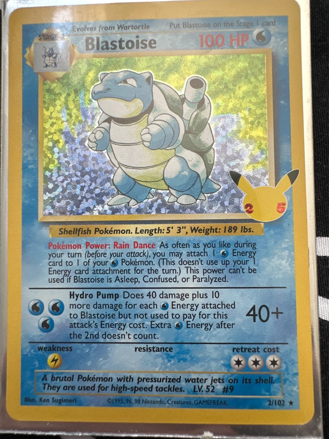 Blastoise Pokemon Card