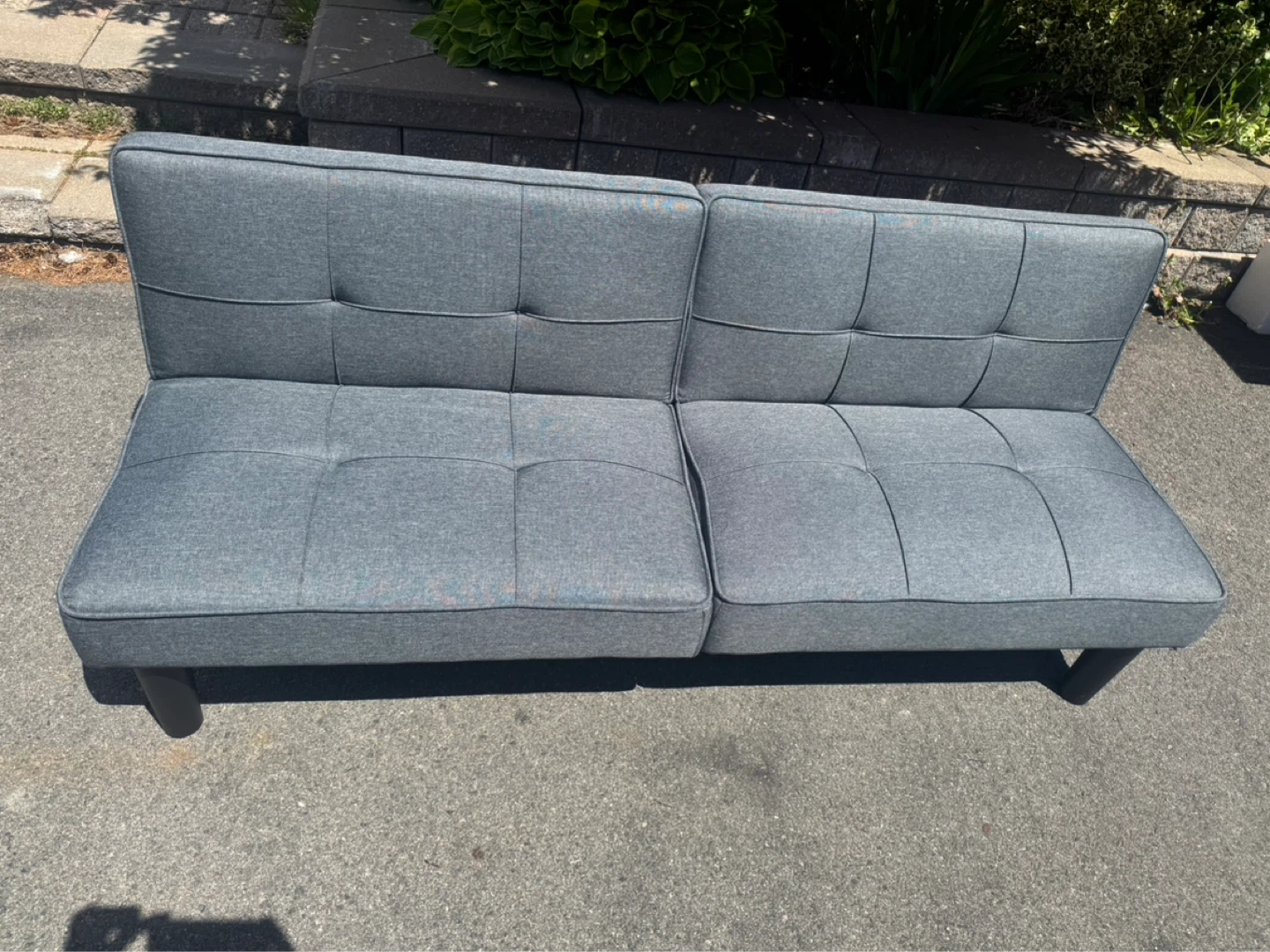 Grey Futon Sofa bed