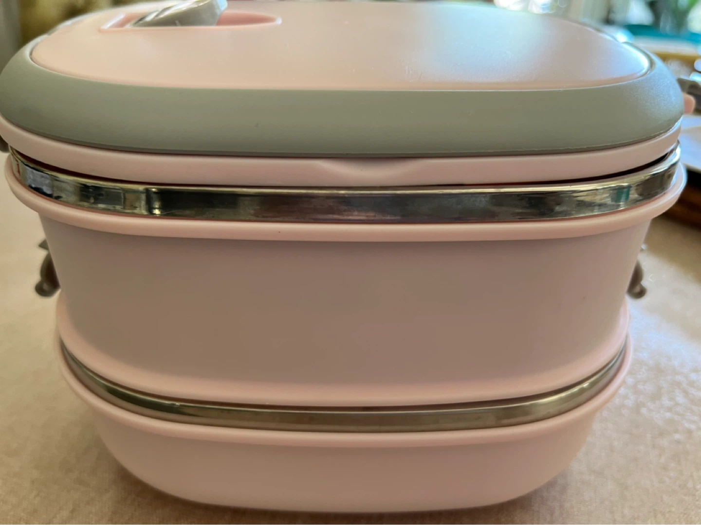 Pink Insulated Food Carrier