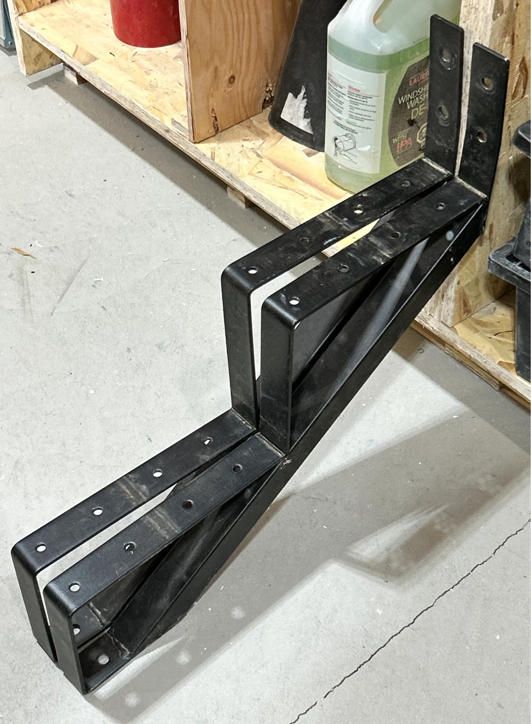 Peak Stair Risers 2-Step Stair Riser in Matte Black