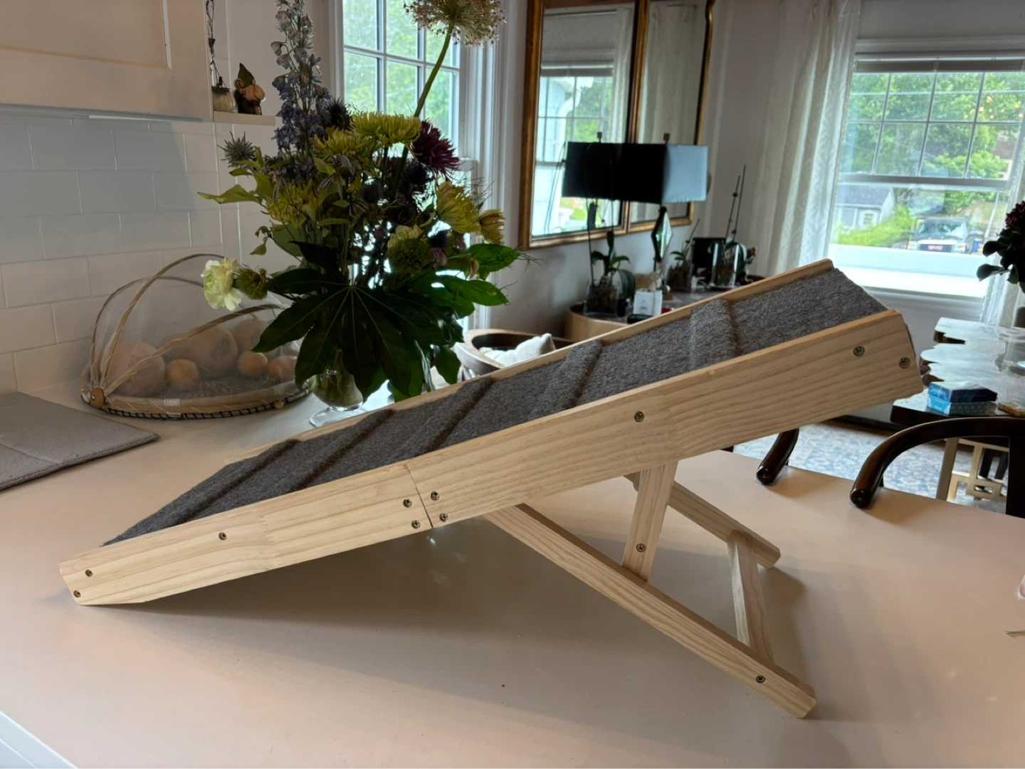 Wooden Pet Ramp for Small Dogs or Cats - photo 2