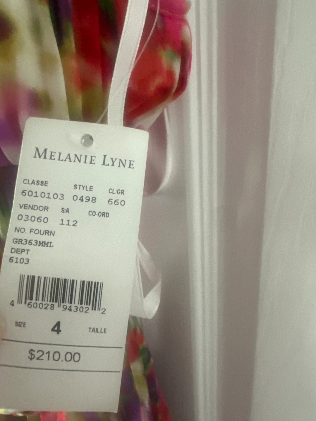 New Melanie Lyne Floral Pleated Maxi Dress Size 4 - photo 4