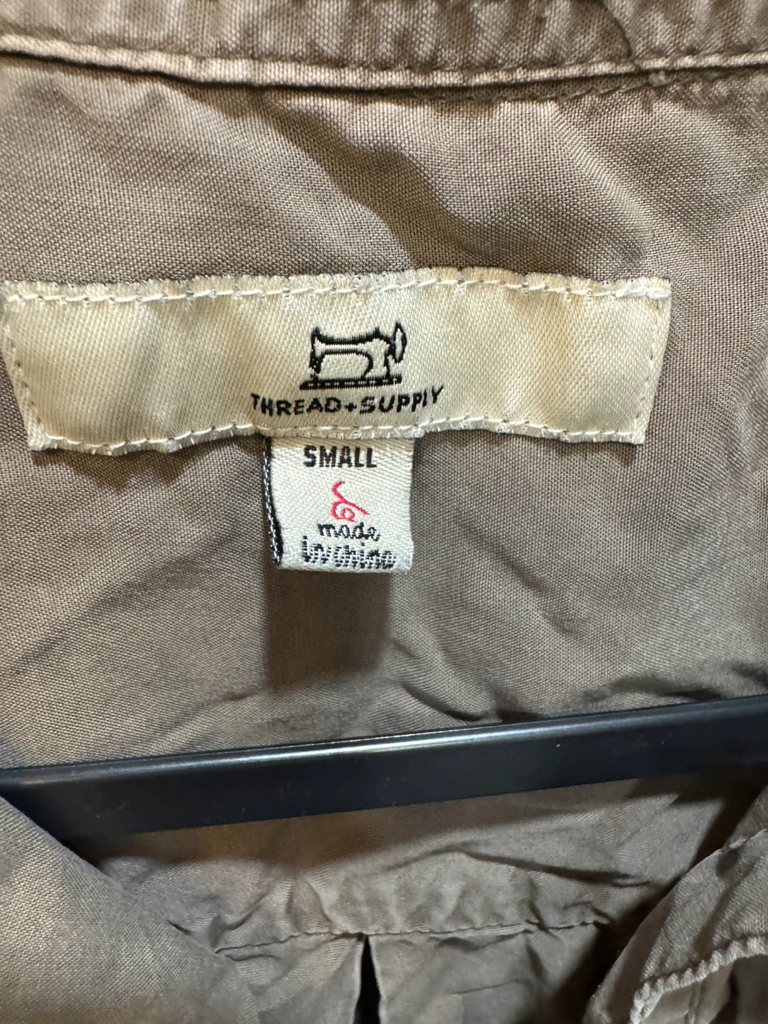 Thread & Supply Khaki Utility Dress - photo 2