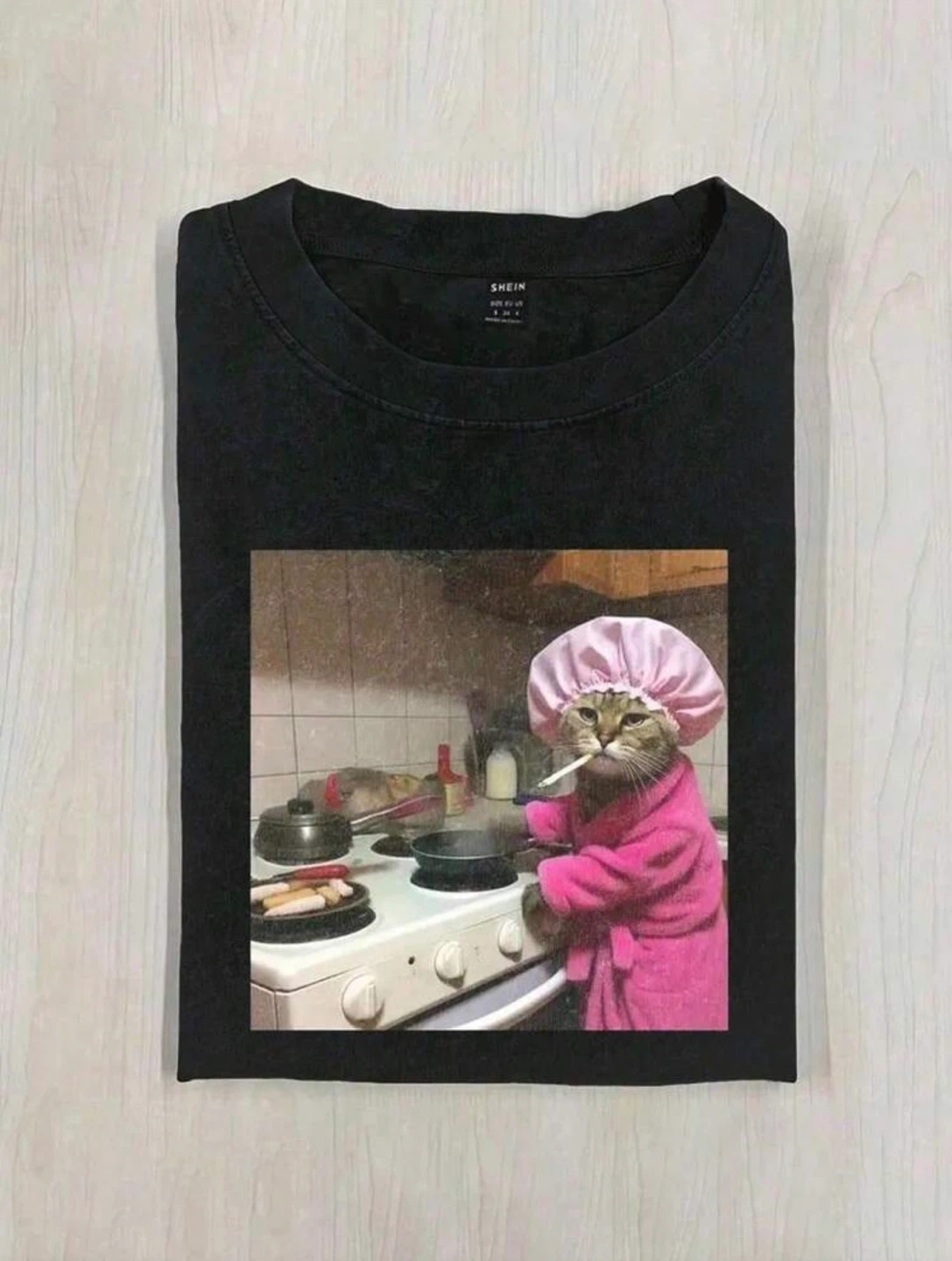 New cat print women’s t-shirt
